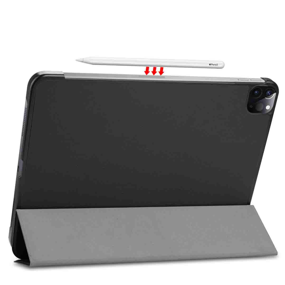 Accezz Trifold Bookcase Apple iPad Pro 11 (2022 / 2021 / 2020 / 2018) - Zwart
