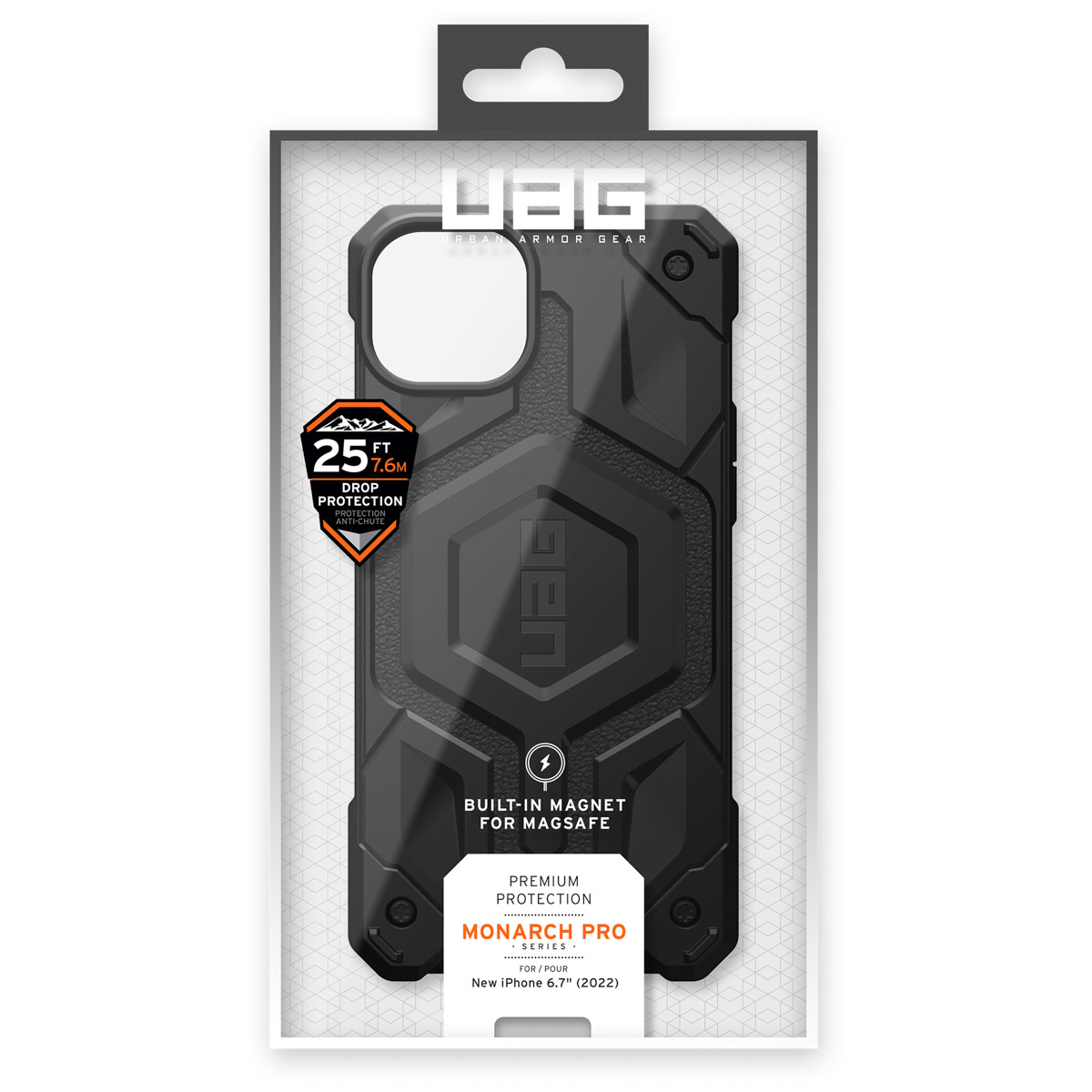 UAG Monarch Backcover MagSafe Apple iPhone 14 Plus - Zwart