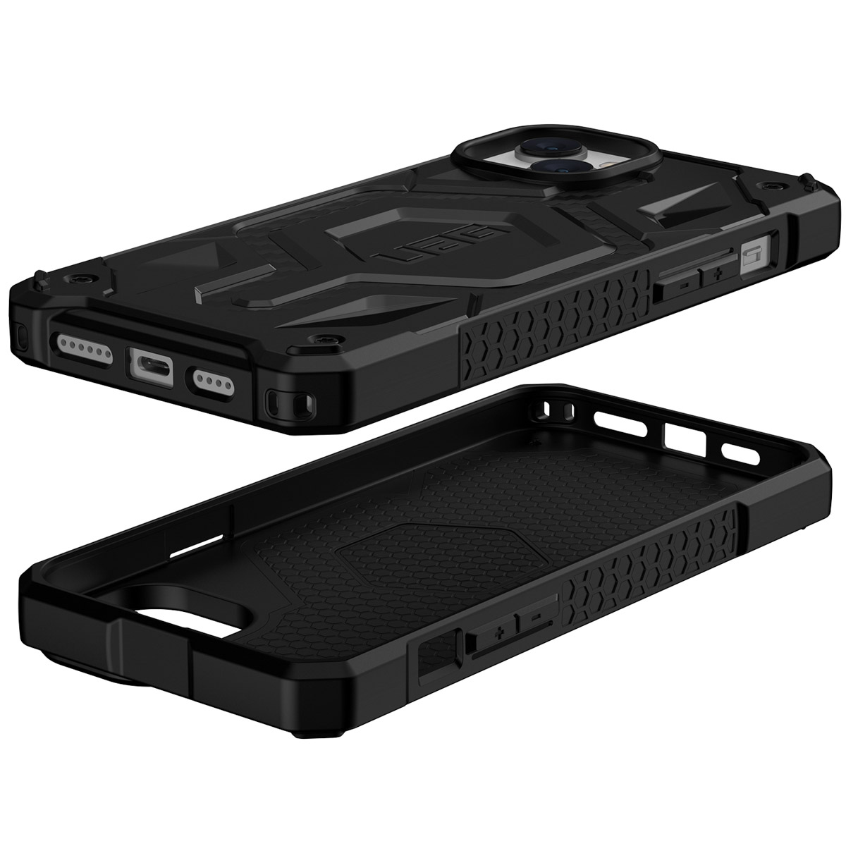 UAG Monarch Backcover MagSafe Apple iPhone 14 Plus - Carbon Fiber