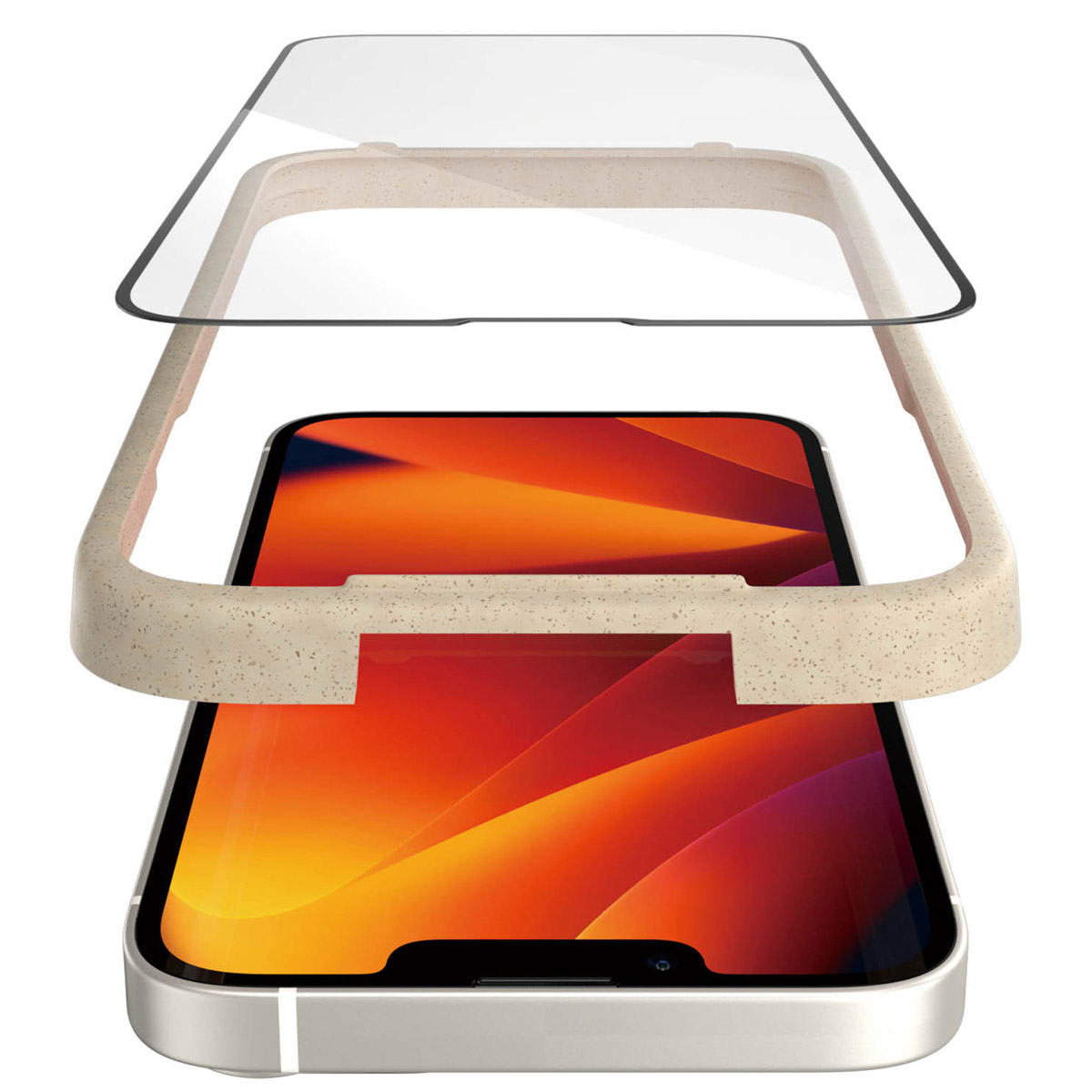 PanzerGlass Ultra-Wide Fit Anti-Bacterial Screenprotector incl. applicator Apple iPhone 14
