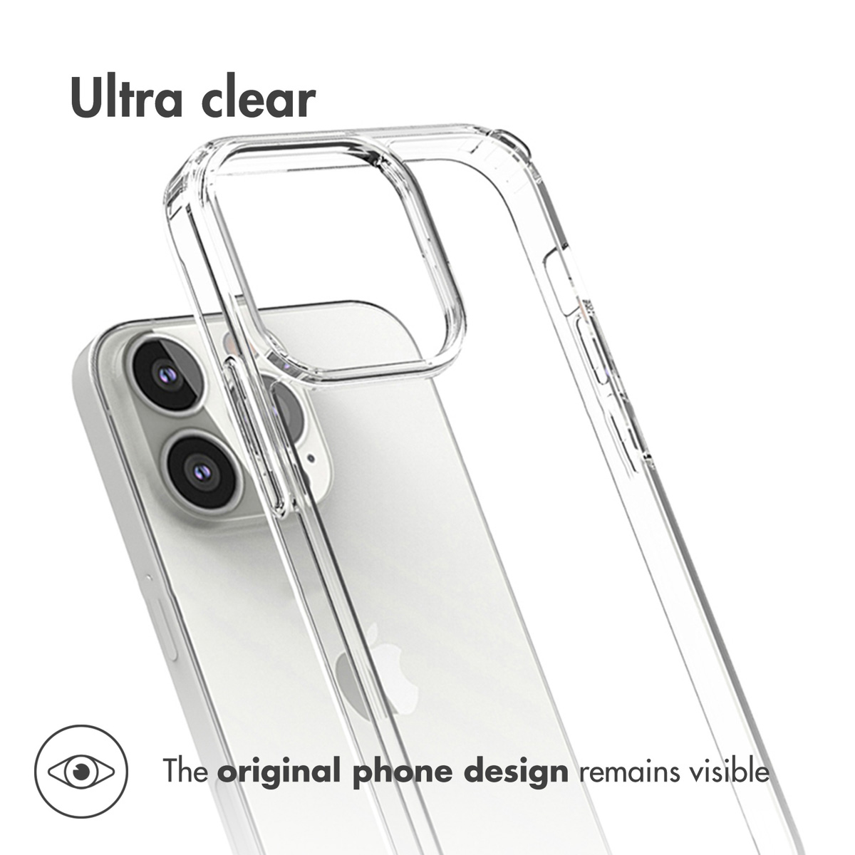 Accezz Xtreme Impact Backcover Apple iPhone 13 Pro - Transparant