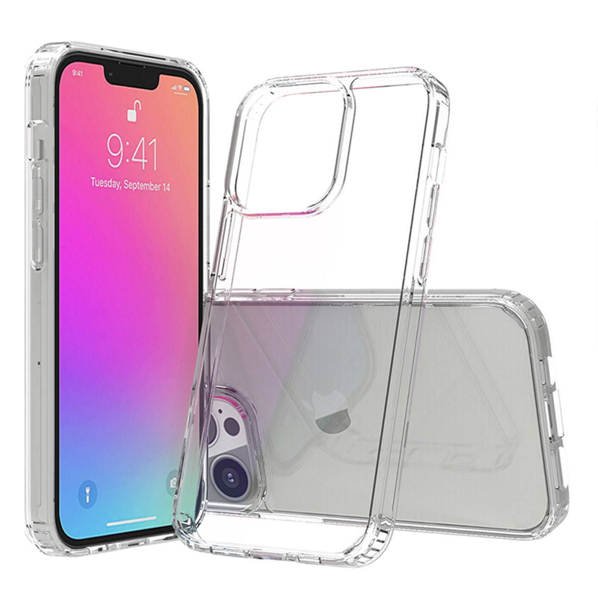 Accezz Xtreme Impact Backcover Apple iPhone 13 Pro - Transparant