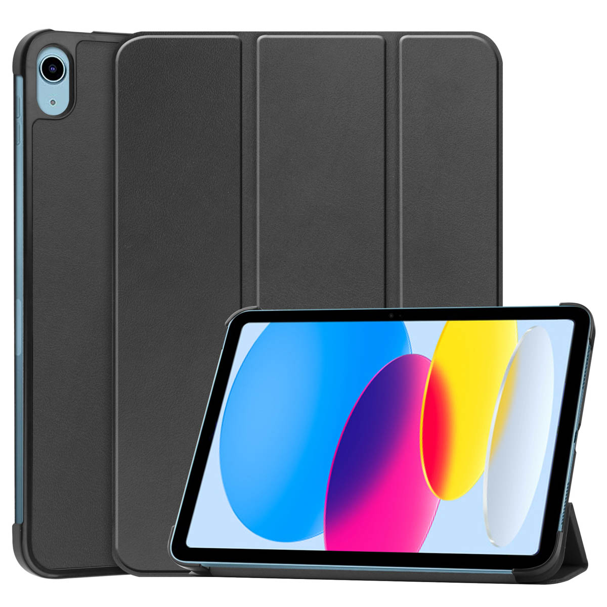 Accezz Trifold Bookcase Apple iPad 11 (2025) 11 inch / iPad 10 (2022) 10.9 inch - Zwart