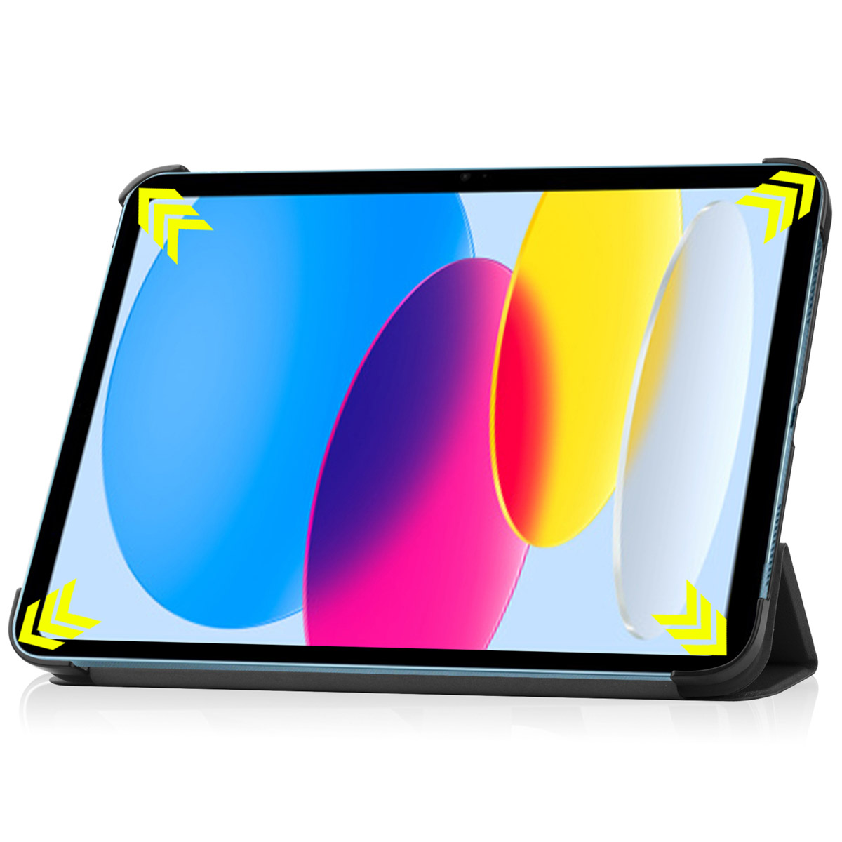 Accezz Trifold Bookcase Apple iPad 11 (2025) 11 inch / iPad 10 (2022) 10.9 inch - Zwart