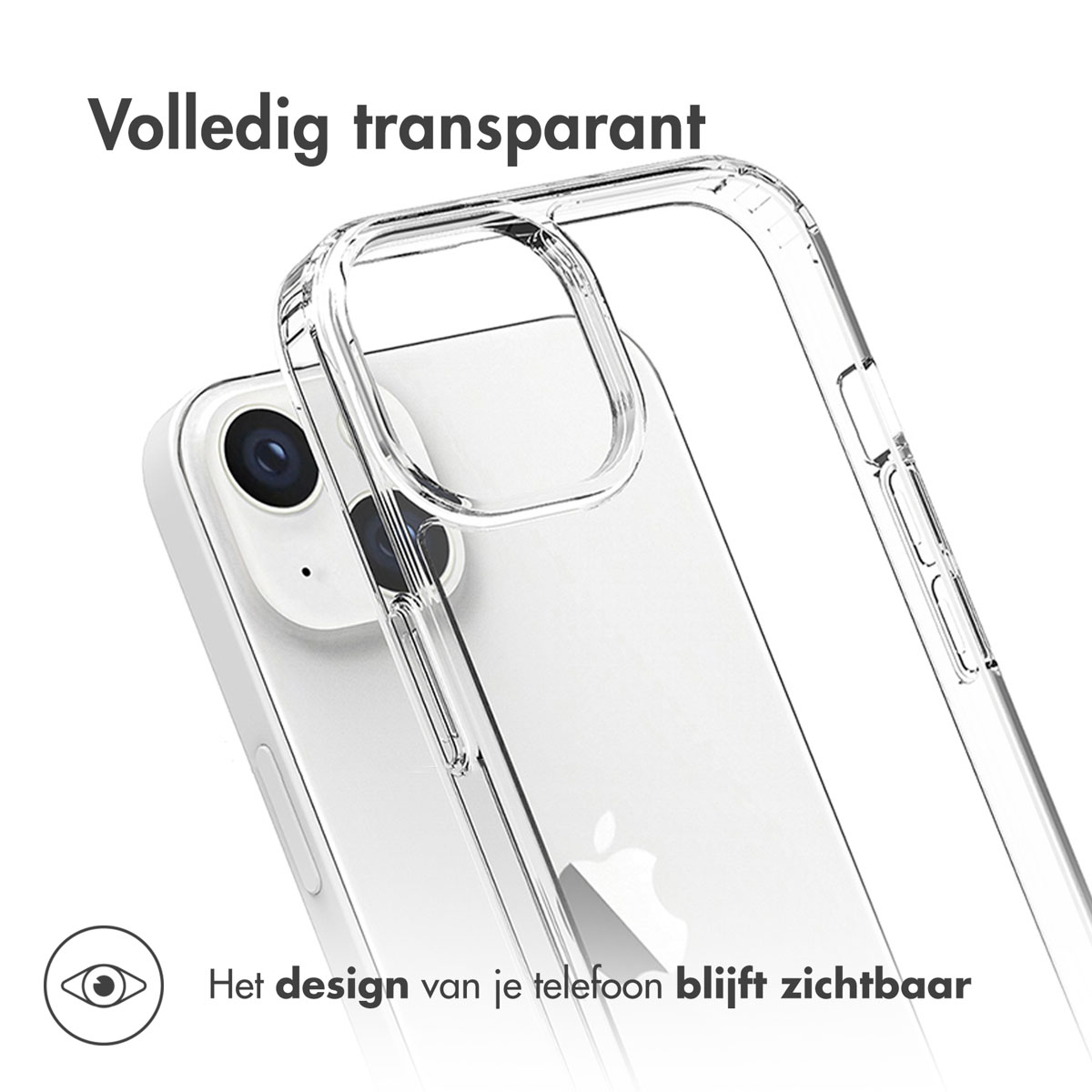Accezz Xtreme Impact Backcover Apple iPhone 13 - Transparant