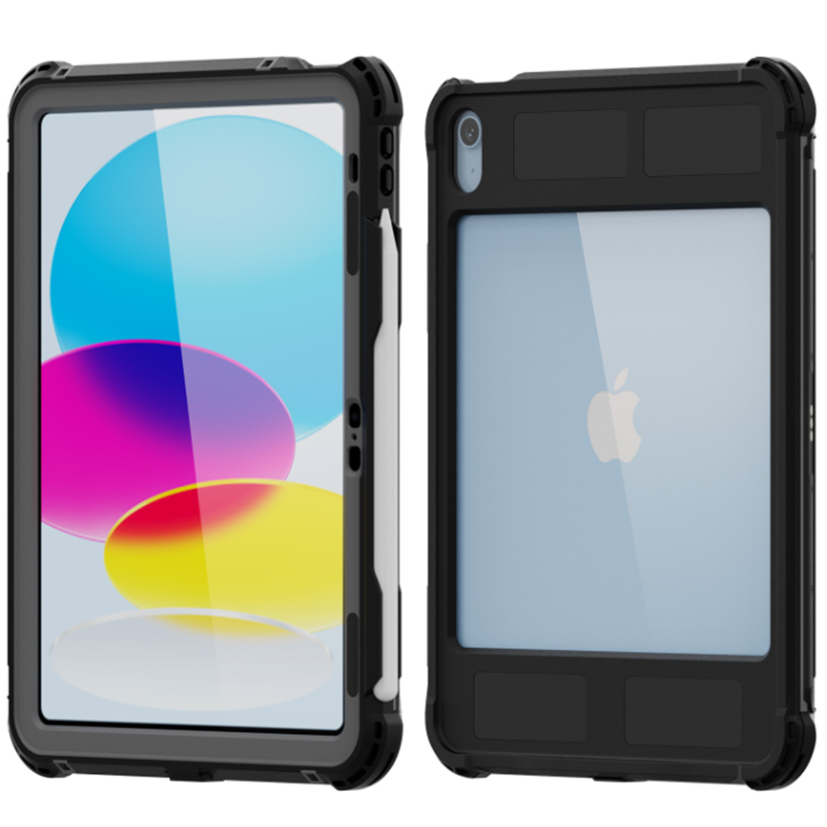 Redpepper Waterproof Backcase Apple iPad 11 (2025) 11 inch / iPad 10 (2022) 10.9 inch - Zwart