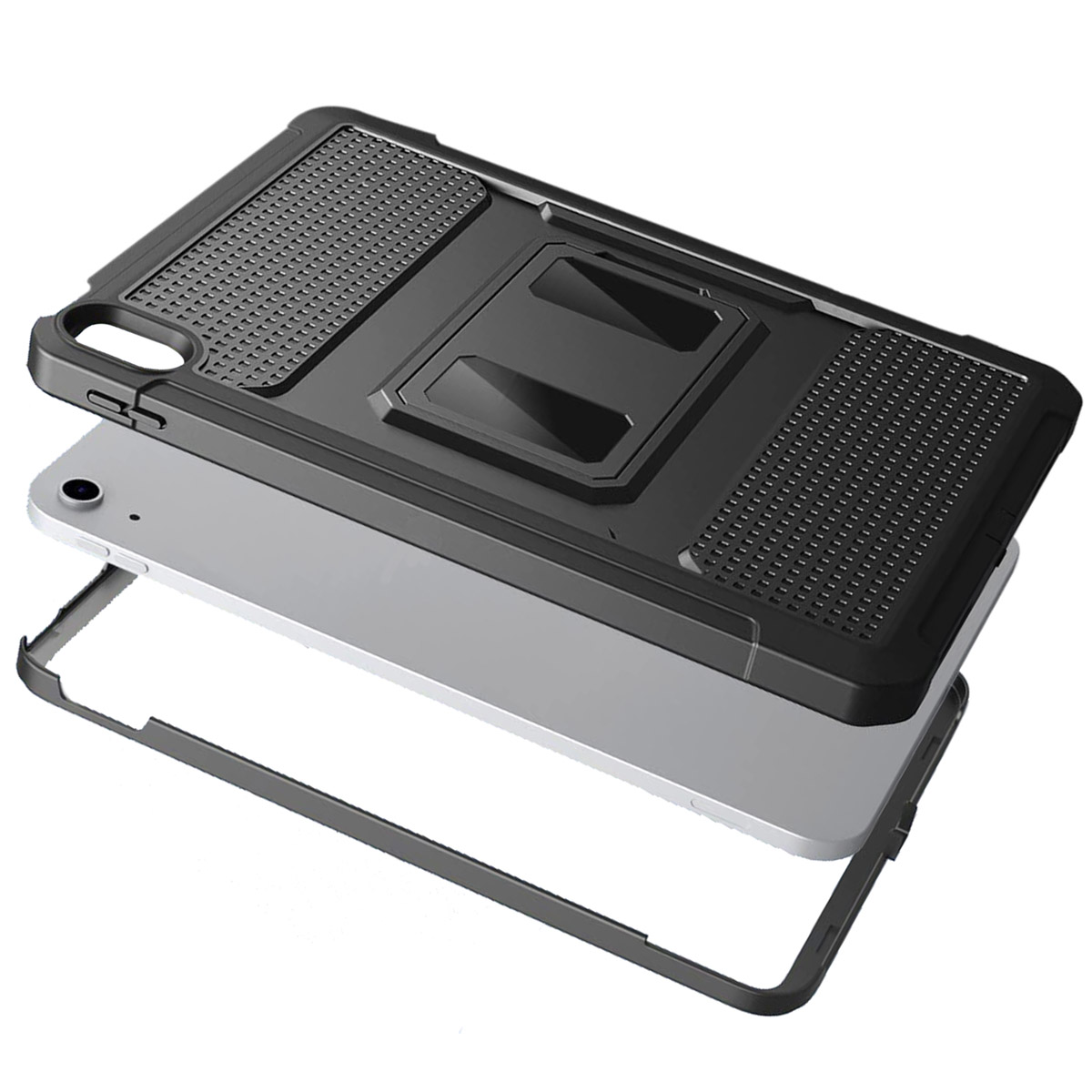 Accezz Rugged Back Case Apple iPad 11 (2025) 11 inch / iPad 10 (2022) 10.9 inch - Zwart