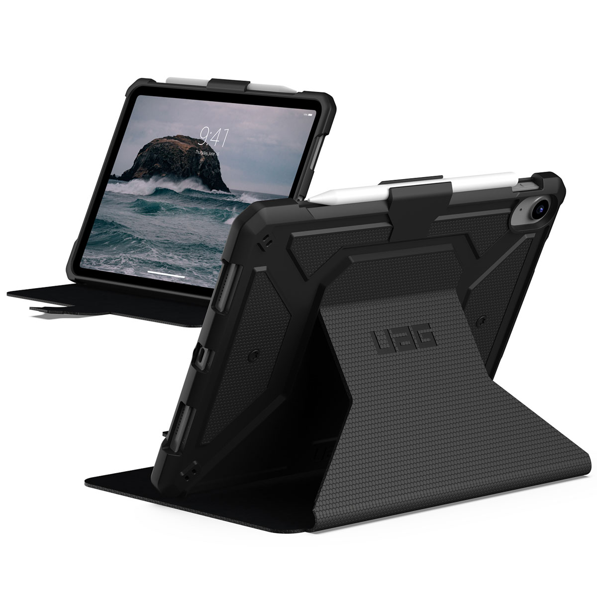 UAG Metropolis Bookcase Apple iPad 11 (2025) 11 inch / iPad 10 (2022) 10.9 inch - Zwart