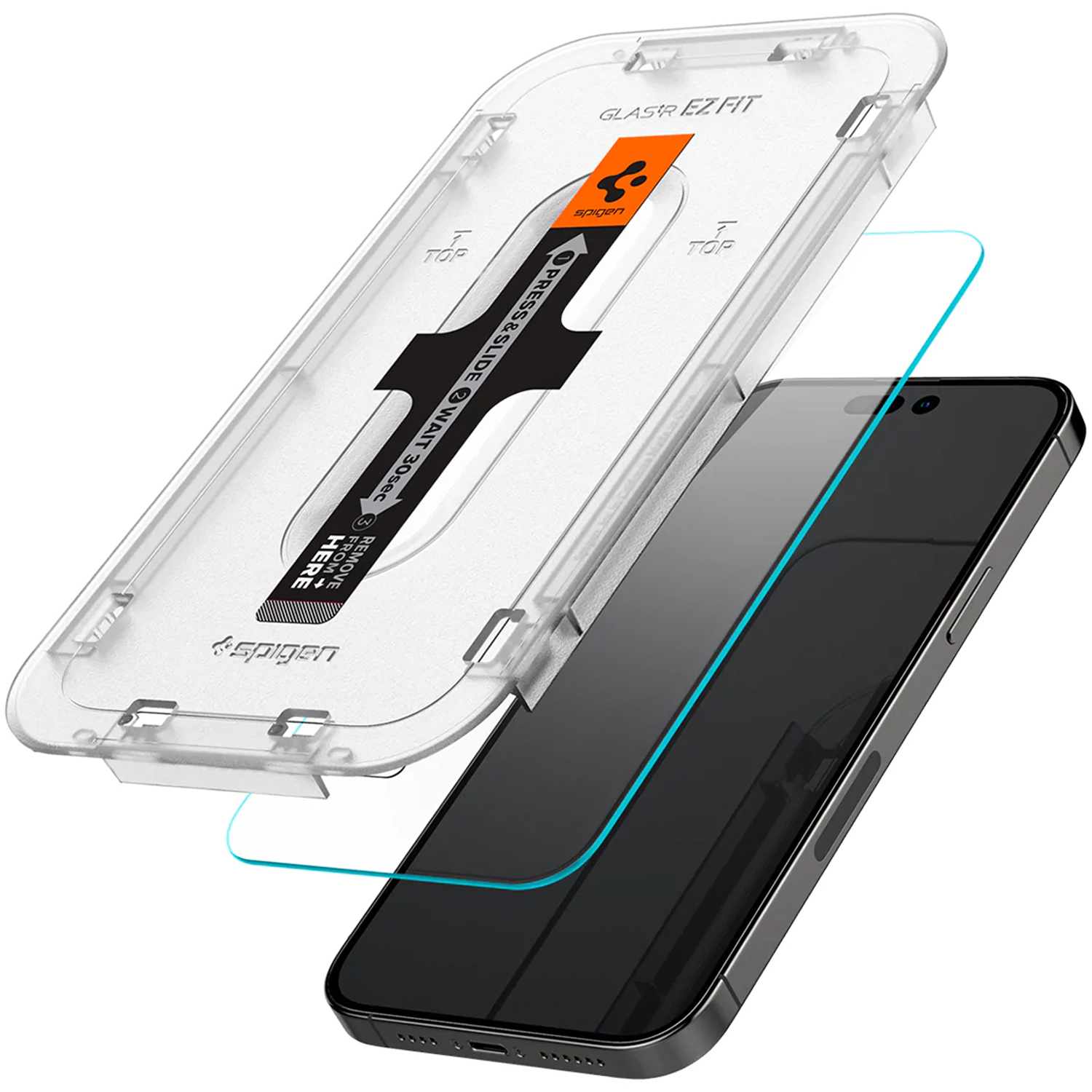 Spigen GLAStR EZ Fit Screenprotector + Applicator 2-pack Apple iPhone 14 Pro