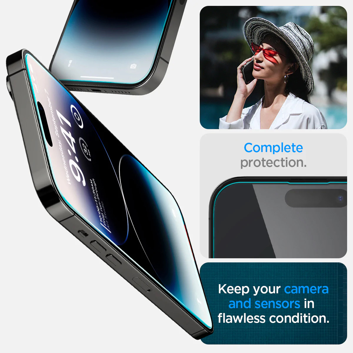 Spigen GLAStR EZ Fit Screenprotector + Applicator 2-pack Apple iPhone 14 Pro