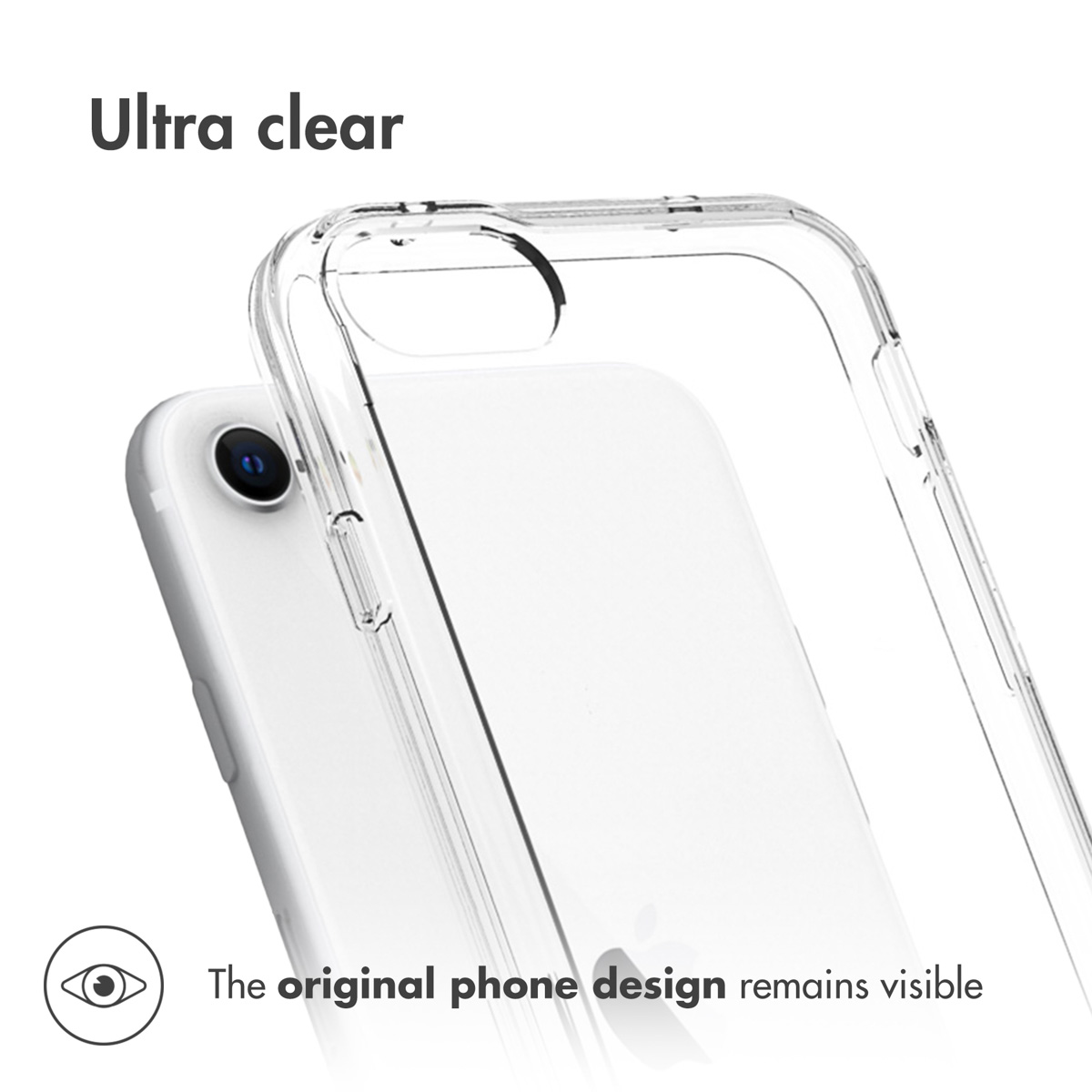Accezz Xtreme Impact Backcover Apple iPhone SE (2022 / 2020) / 8 / 7 / 6(s) - Transparant