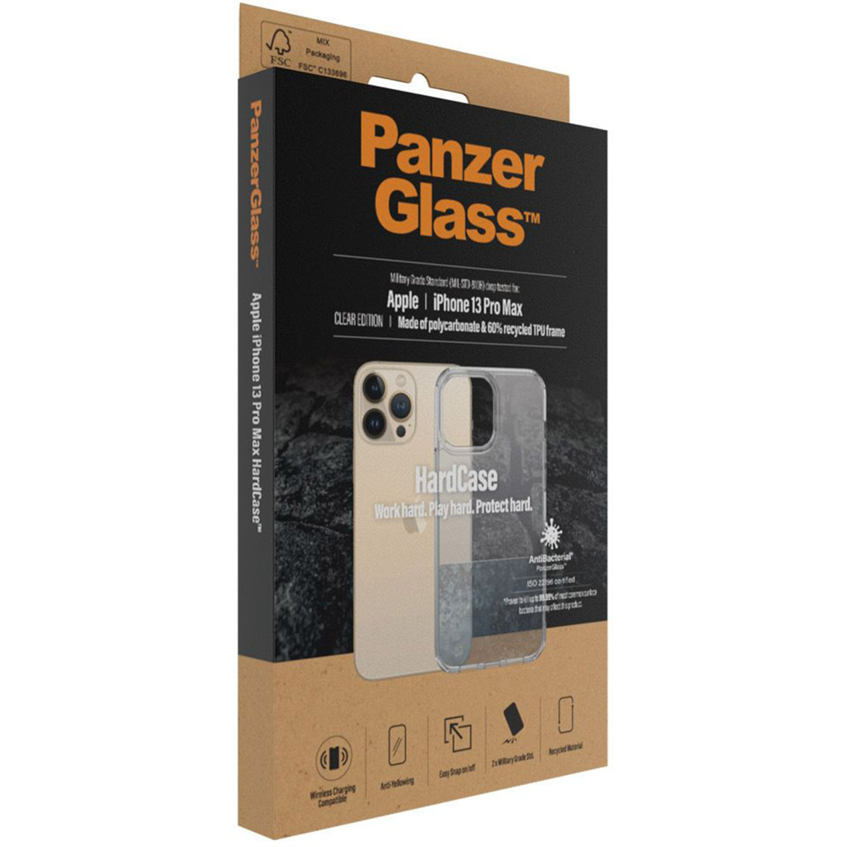 PanzerGlass HardCase Anti-Bacterial Apple iPhone 13 Pro Max