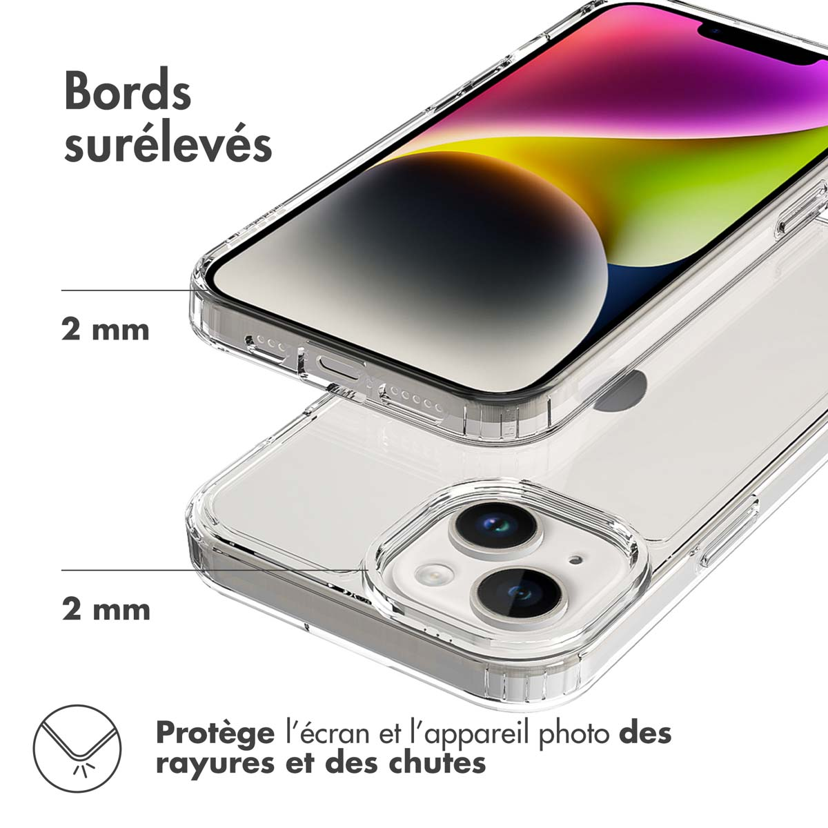 Accezz Xtreme Impact Backcover Apple iPhone 15 - Transparant