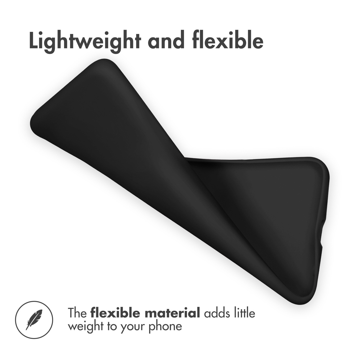 Accezz Color Backcover Apple iPhone 15 Plus - Zwart
