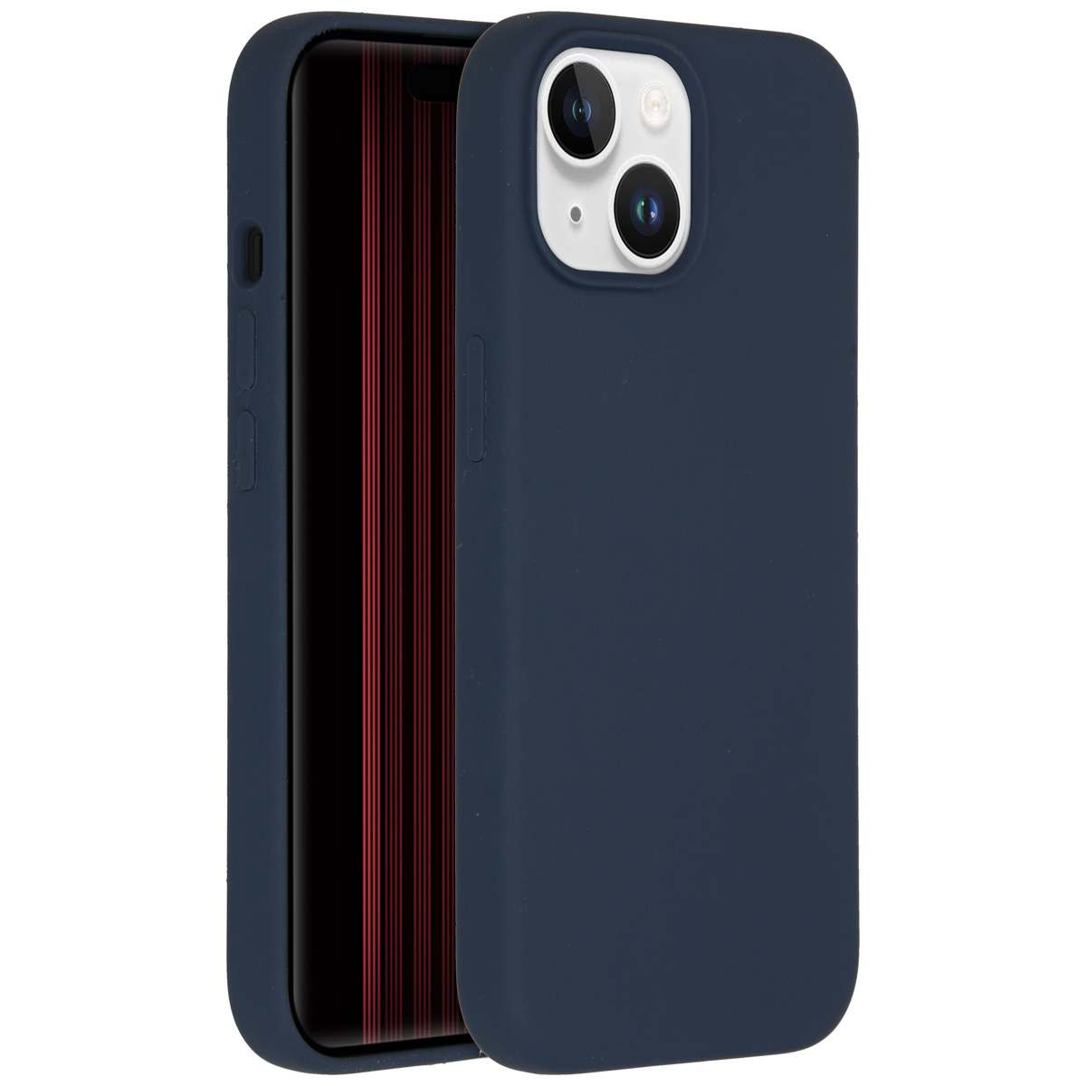Accezz Liquid Silicone Backcover Apple iPhone 15 - Donkerblauw