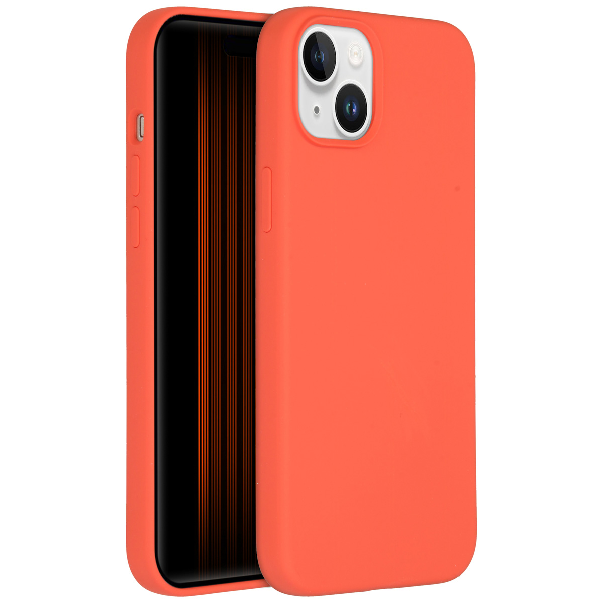 Accezz Liquid Silicone Backcover Apple iPhone 15 Plus - Nectarine