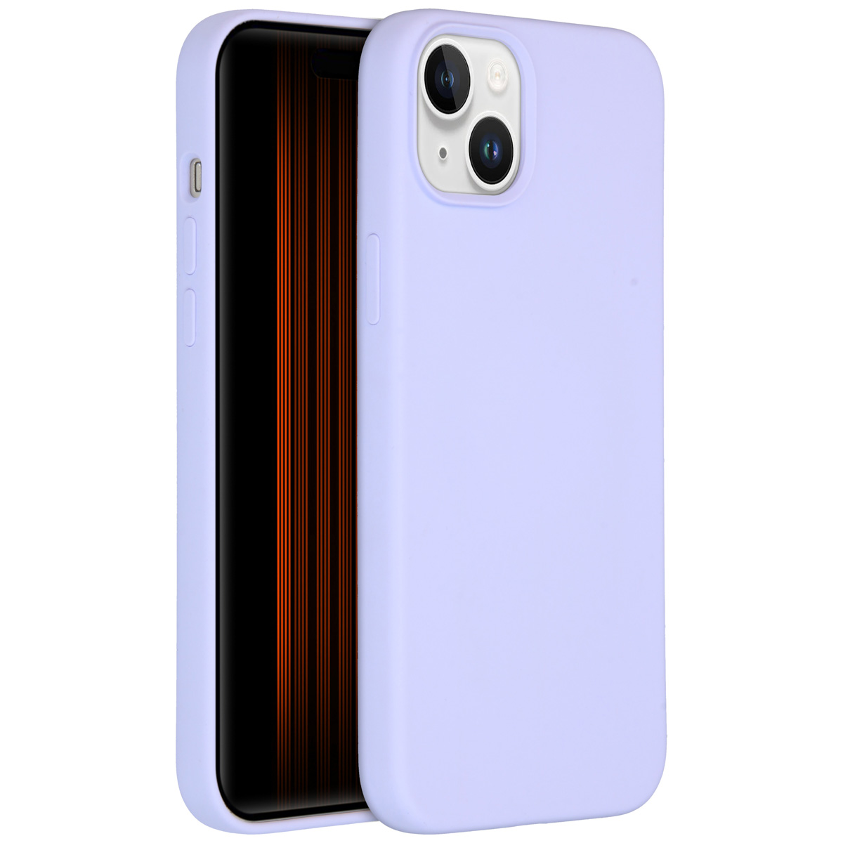 Accezz Liquid Silicone Backcover Apple iPhone 15 Plus - Paars