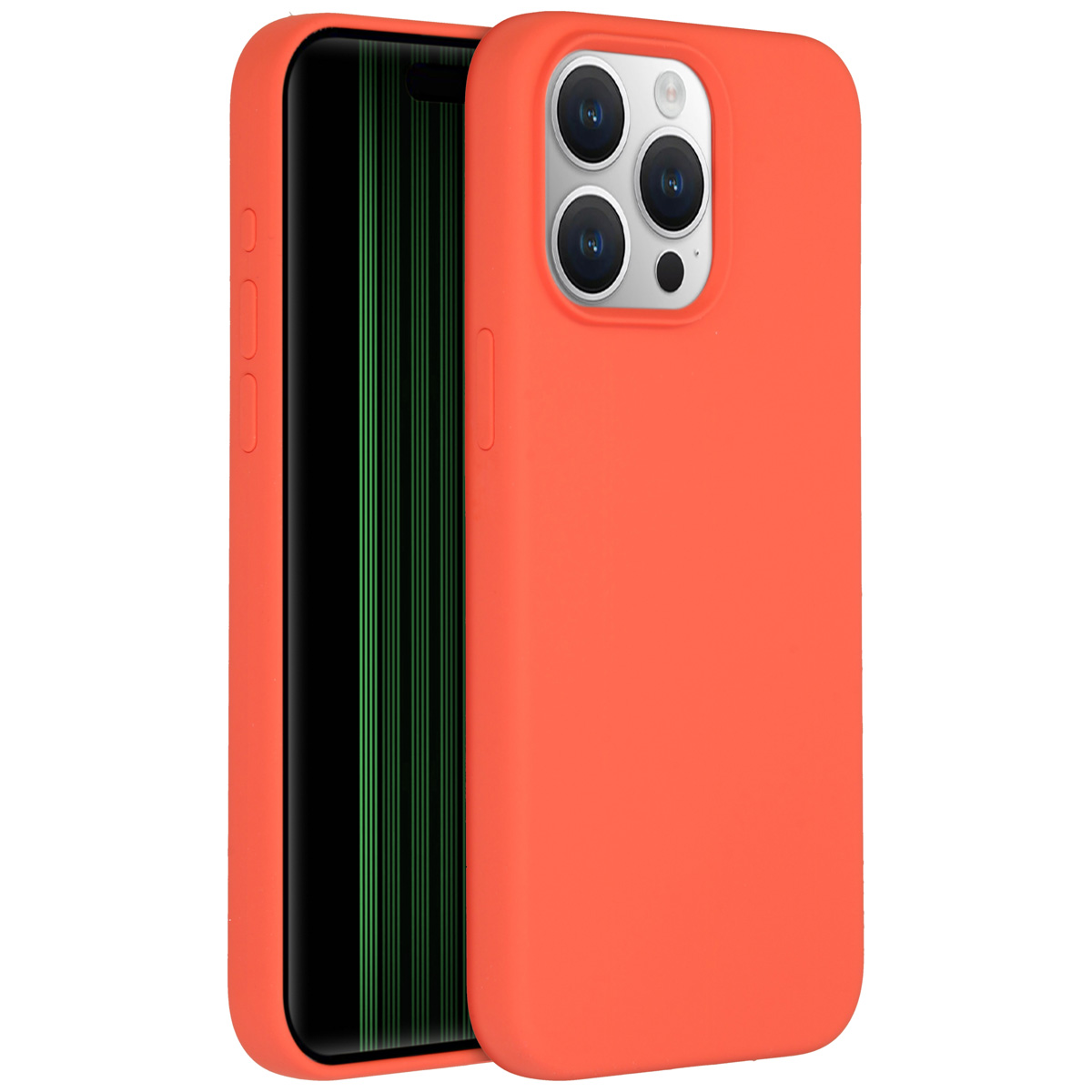Accezz Liquid Silicone Backcover Apple iPhone 15 Pro Max - Nectarine