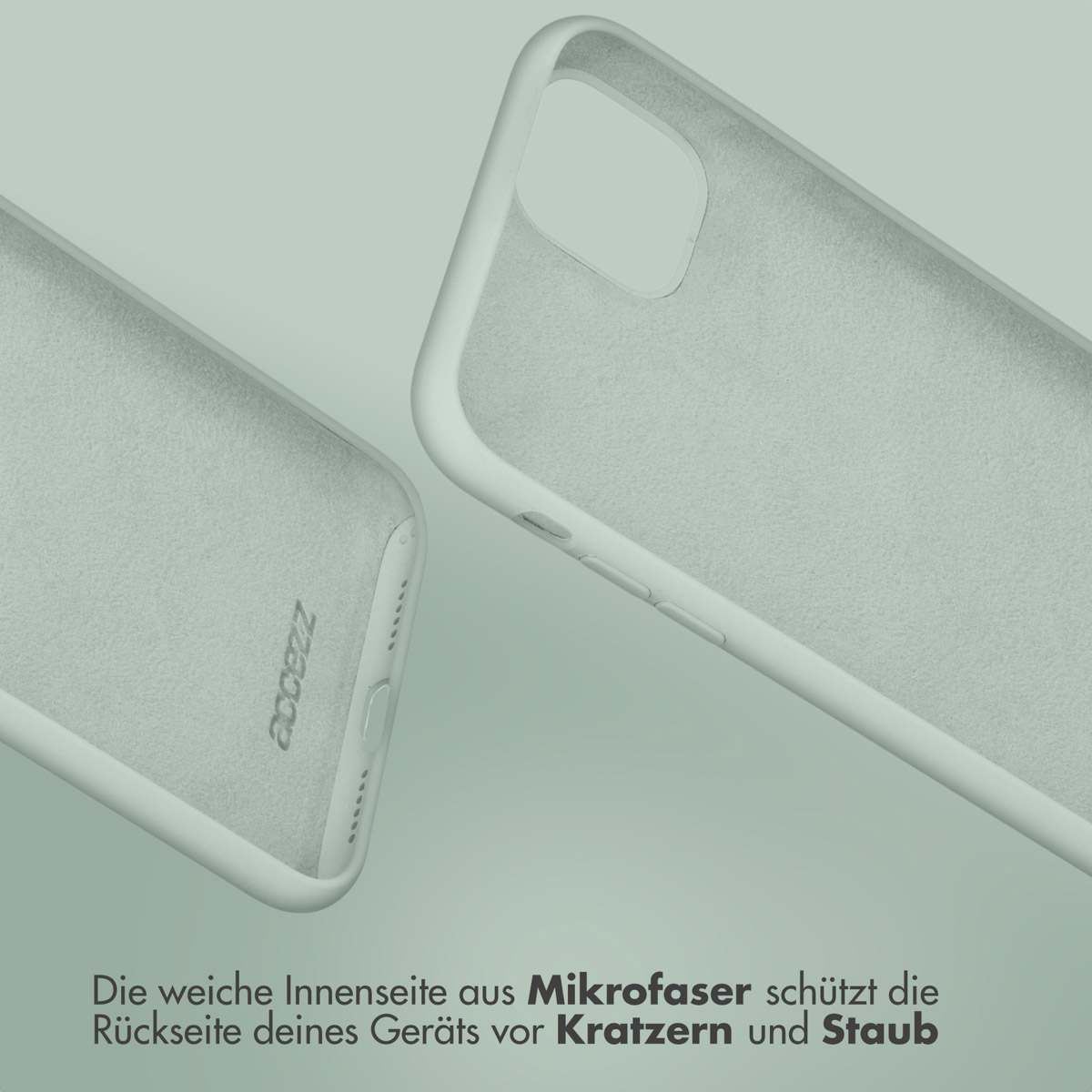 Accezz Liquid Silicone Backcover Apple iPhone 15 Pro Max - Sky Blue