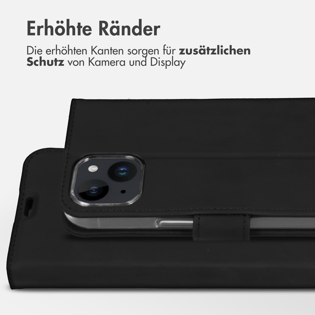 Accezz Wallet Softcase Bookcase Apple iPhone 15 - Zwart