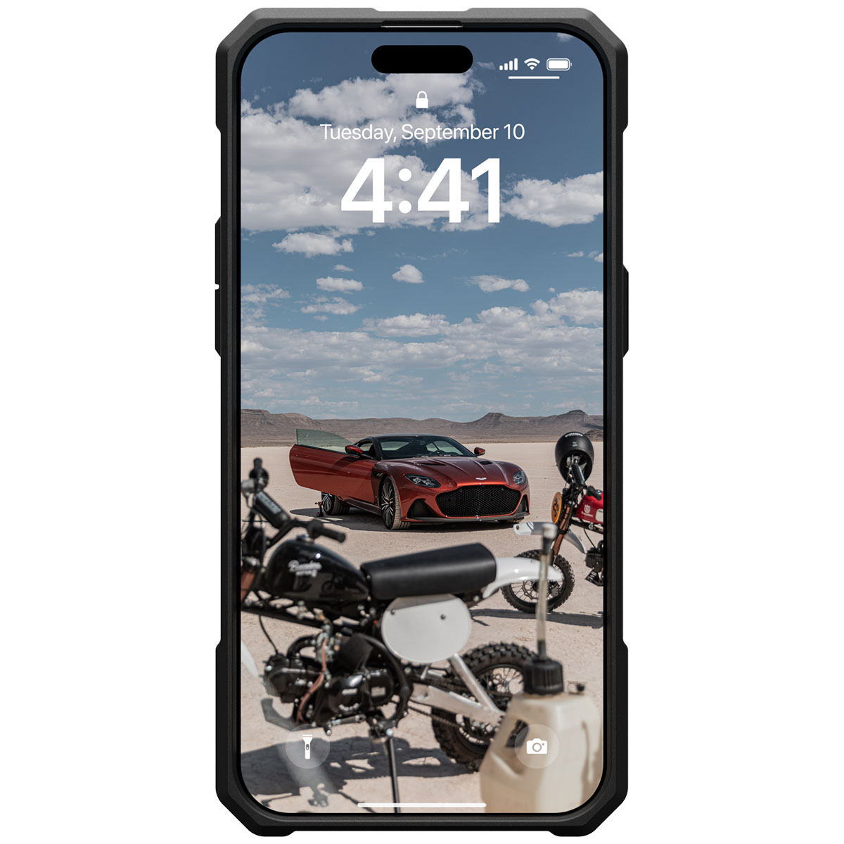 UAG Monarch Pro Backcover Apple iPhone 15 Pro Max - Kevlar Black
