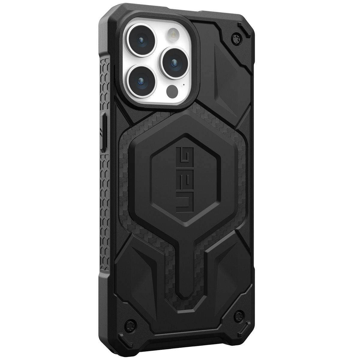 UAG Monarch Pro Backcover Apple iPhone 15 Pro Max - Carbon Fiber