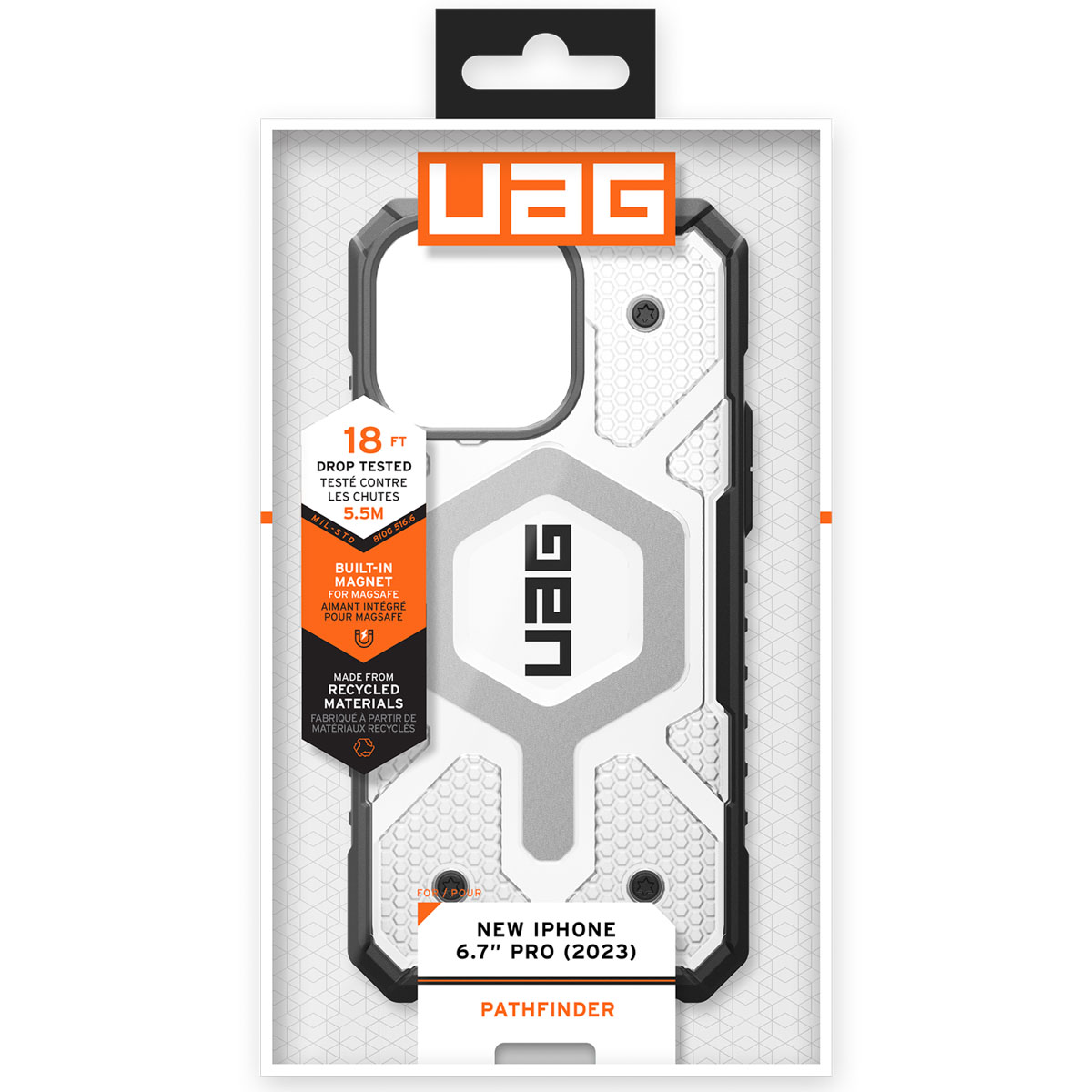 UAG Pathfinder Backcover MagSafe Apple iPhone 15 Pro Max - Ice