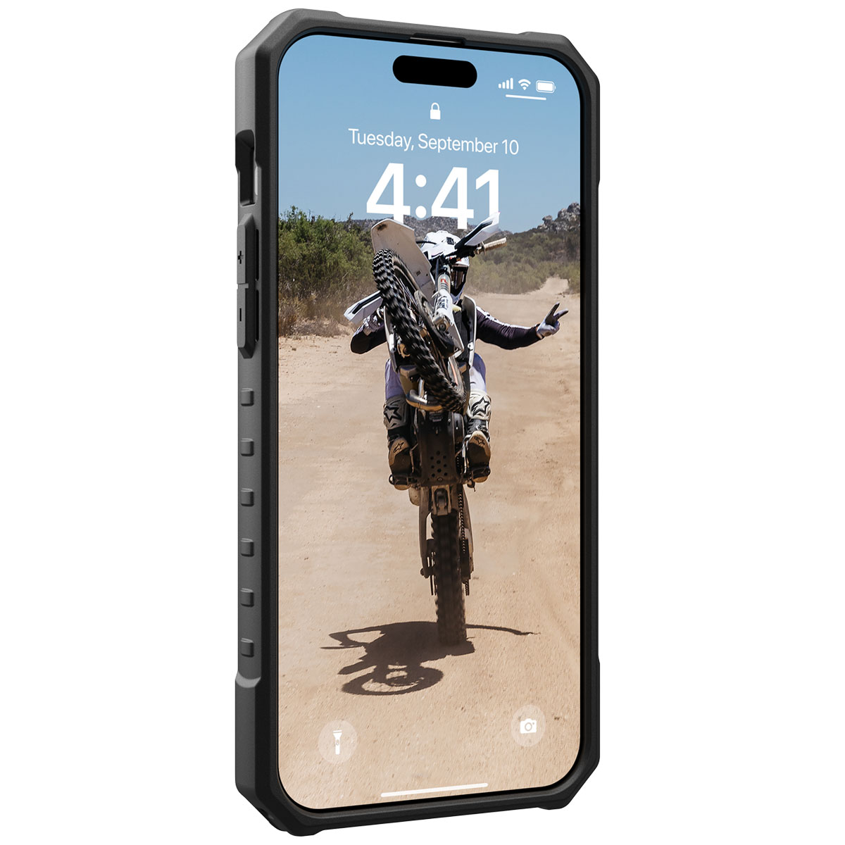 UAG Pathfinder Backcover MagSafe Apple iPhone 15 Pro Max - Zilver