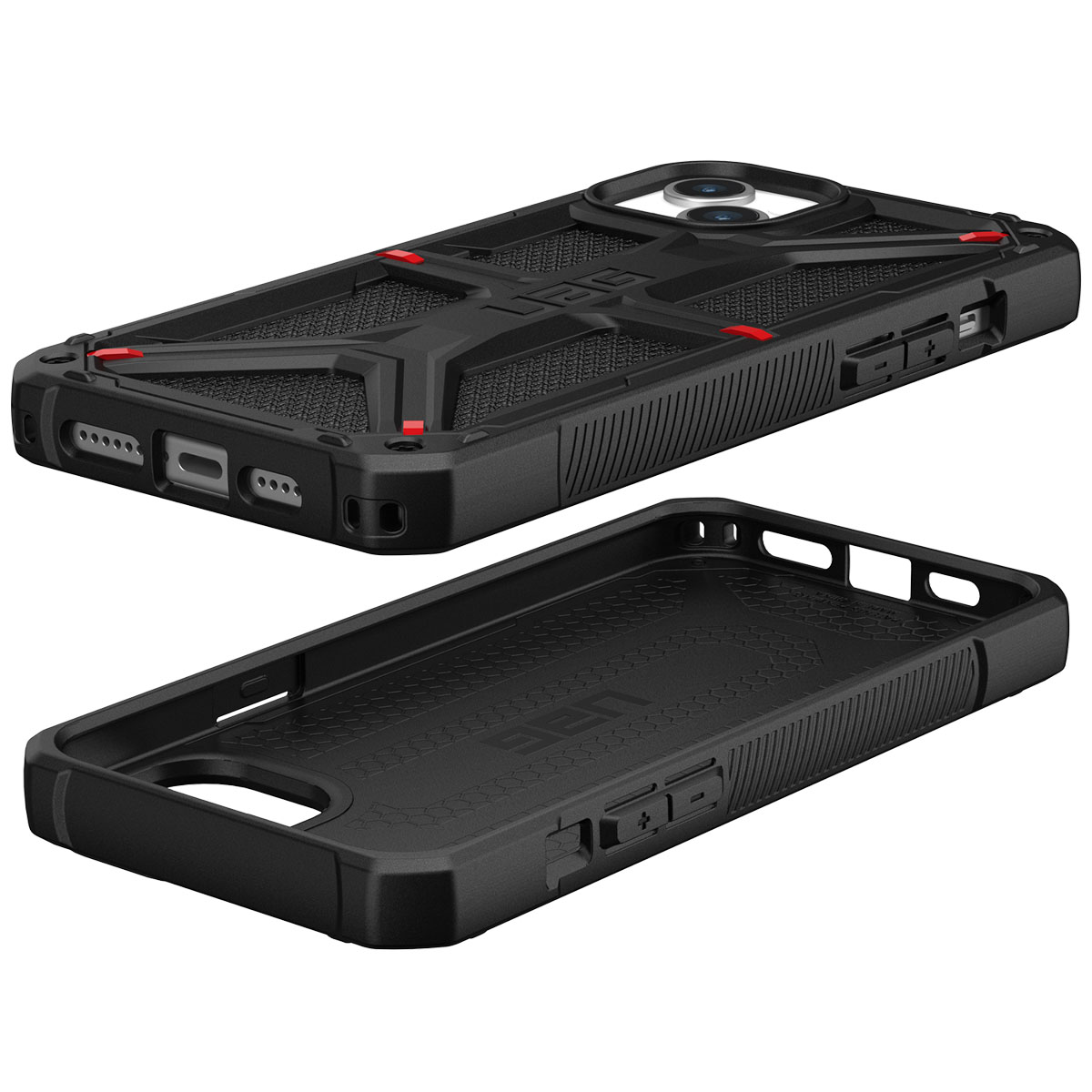 UAG Monarch Backcover Apple iPhone 15 Plus - Kevlar Black