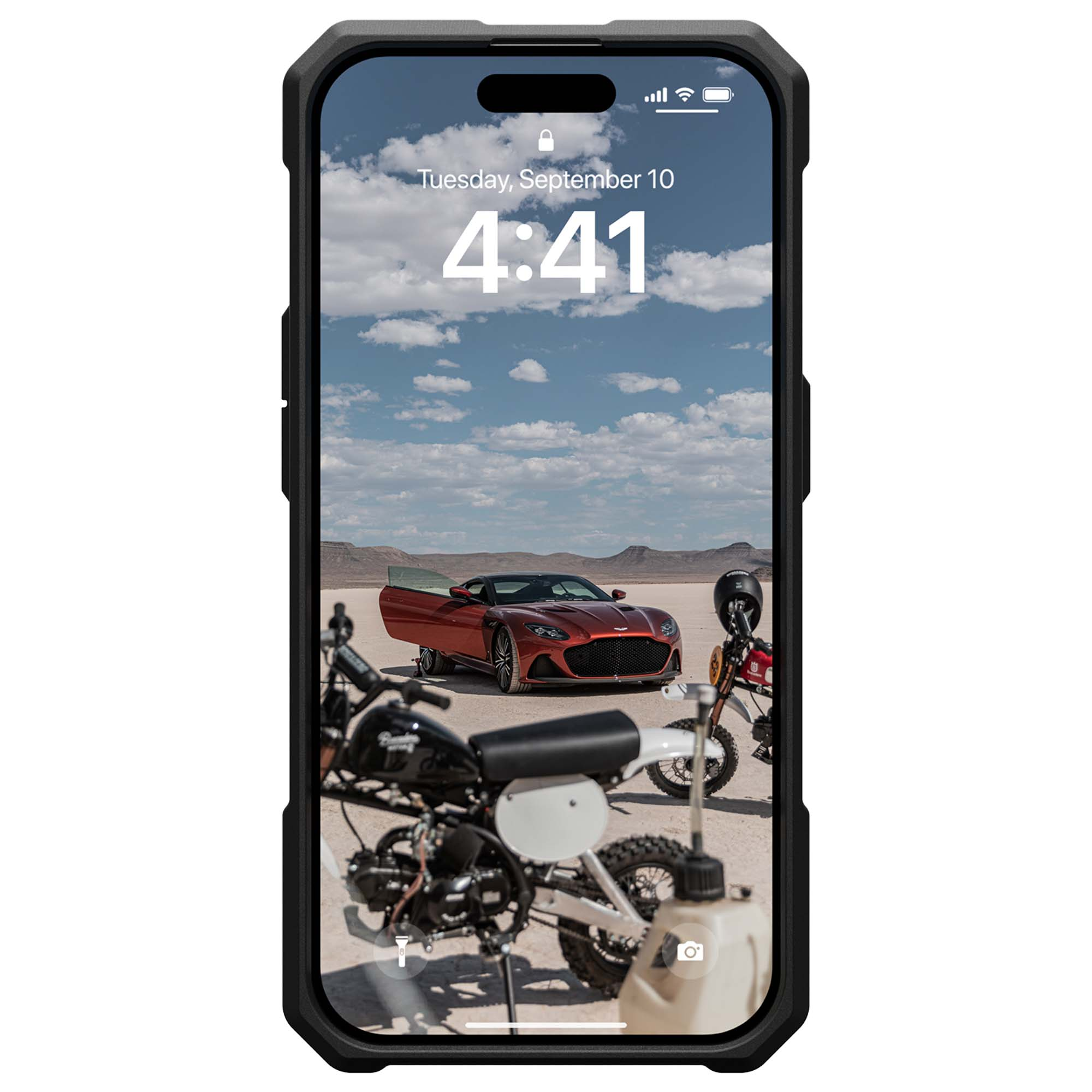 UAG Monarch Pro Backcover Apple iPhone 15 Pro - Kevlar Black