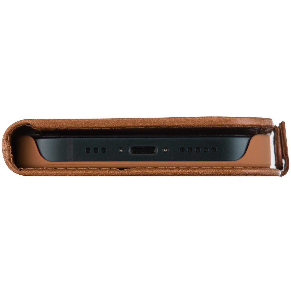 dbramante1928 Copenhagen Bookcase Apple iPhone 15 - Bruin