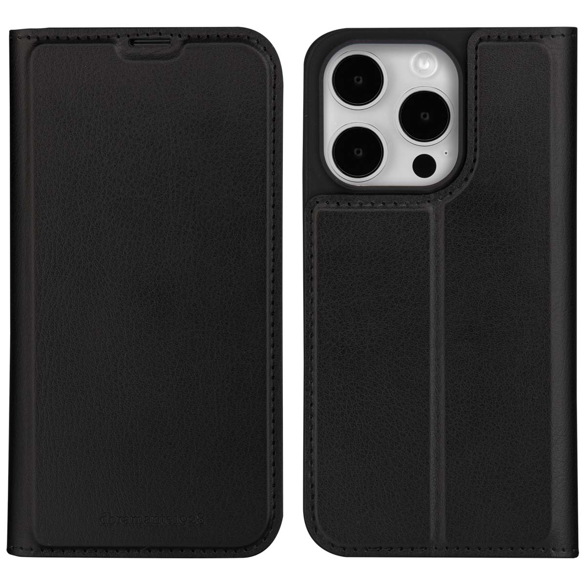dbramante1928 Oslo Bookcase Apple iPhone 15 Pro - Zwart