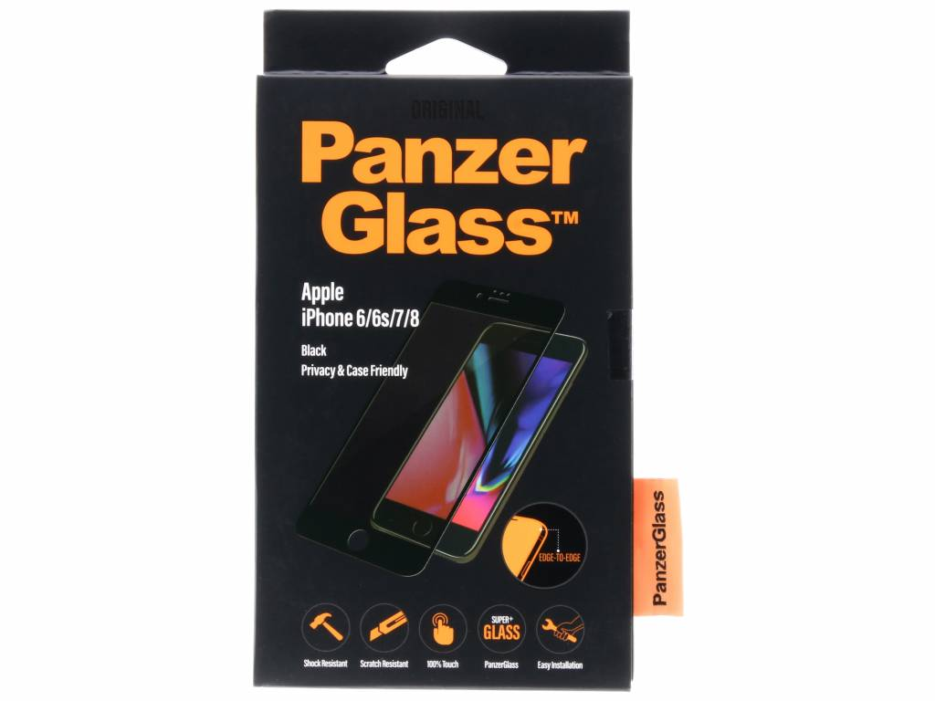 PanzerGlass Case Friendly Privacy Screenprotector Apple iPhone 8 / 7 / 6s / 6