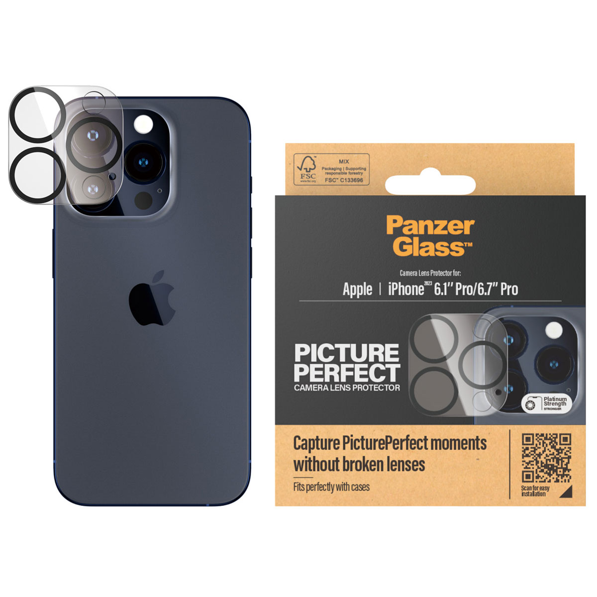PanzerGlass Camera Protector Apple iPhone 15 Pro / 15 Pro Max