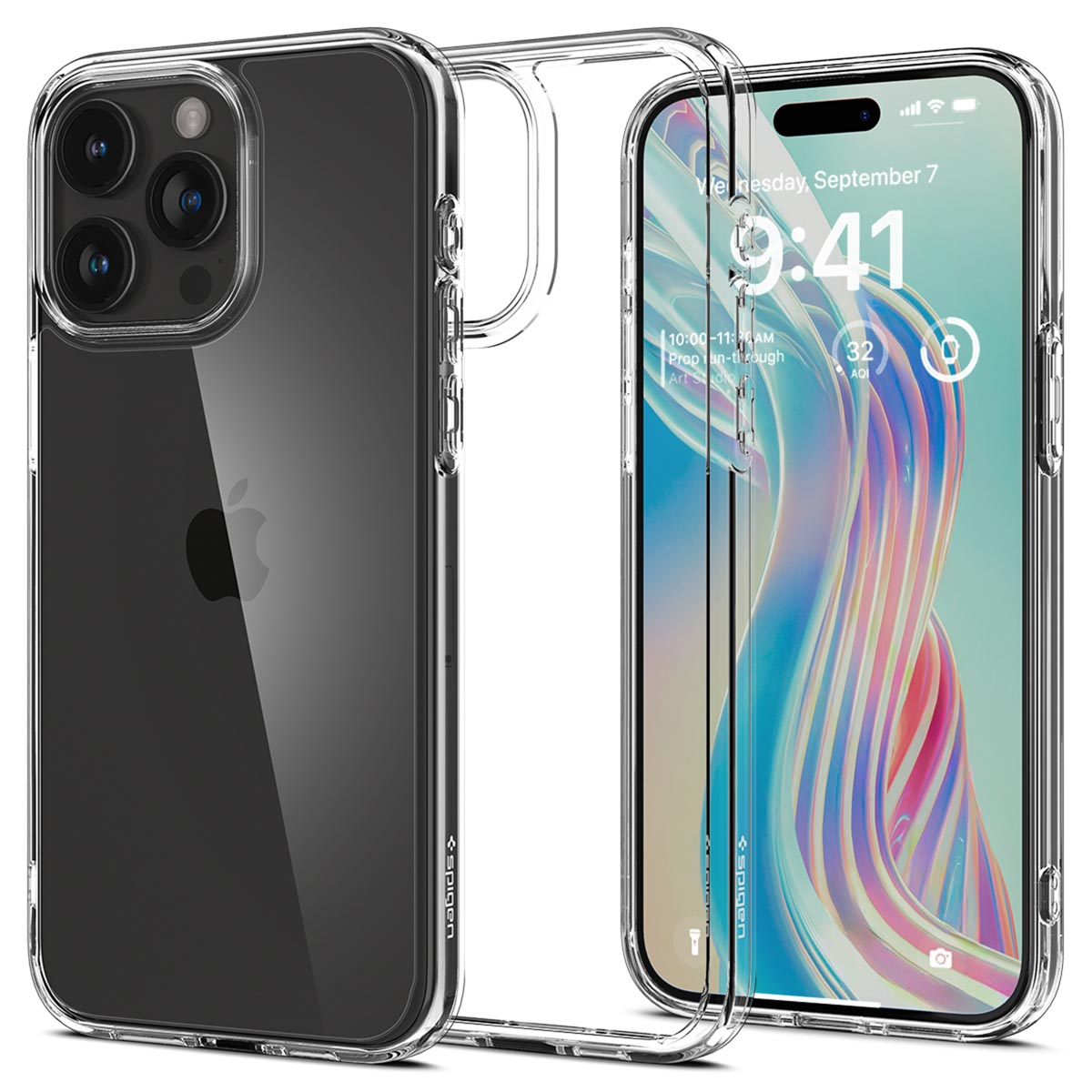 Spigen Ultra Hybrid Backcover Apple iPhone 15 Pro Max - Crystal Clear