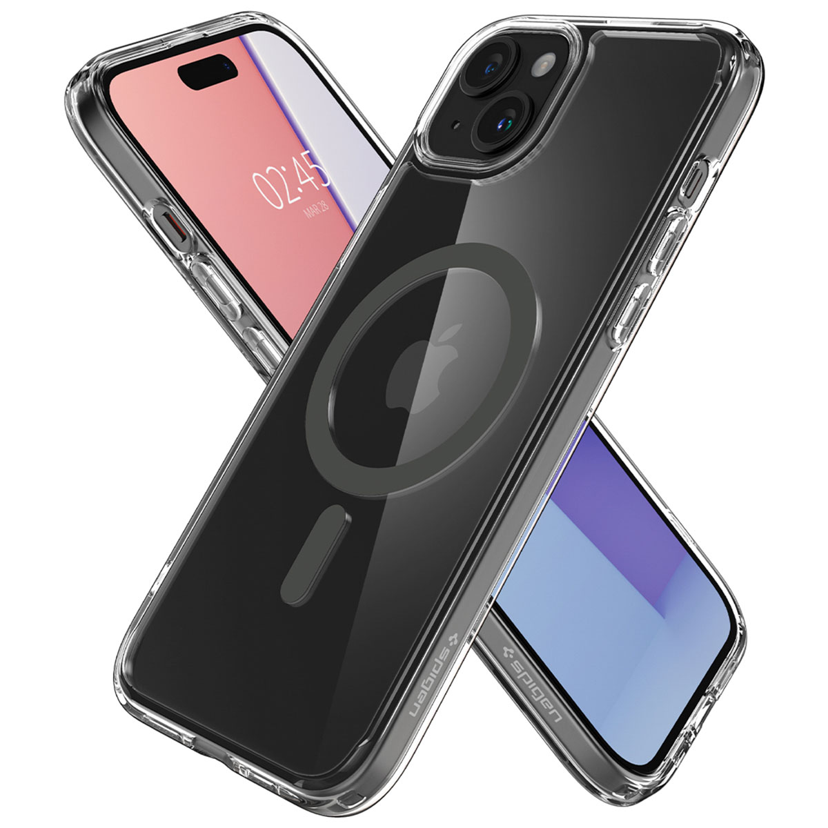 Spigen Ultra Hybrid Backcover MagSafe Apple iPhone 15 - Graphite