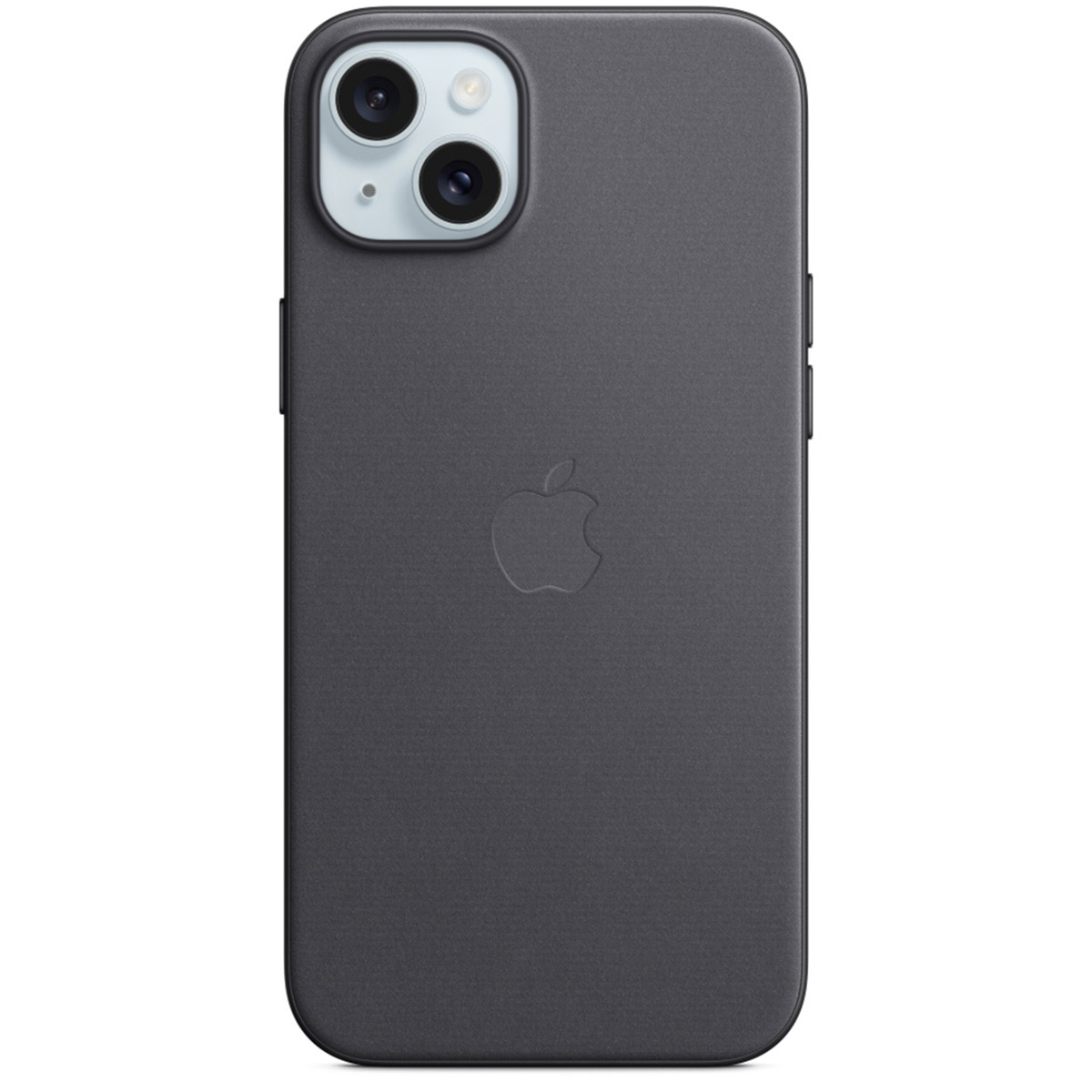 FineWoven Backcover MagSafe Apple iPhone 15 Plus - Zwart
