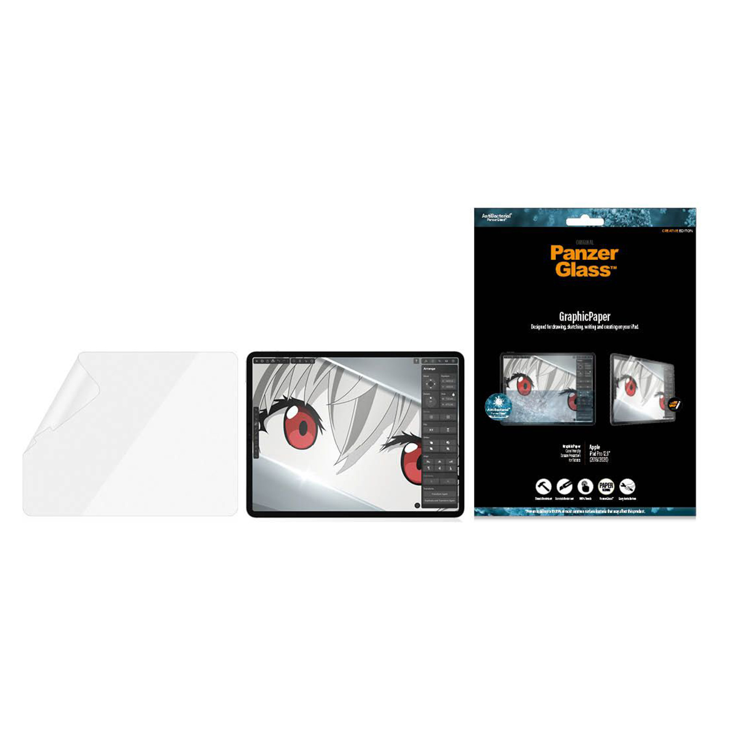 PanzerGlass GraphicPaper Screenprotector Apple iPad Pro 12.9 (2018/2020/2021/2022)
