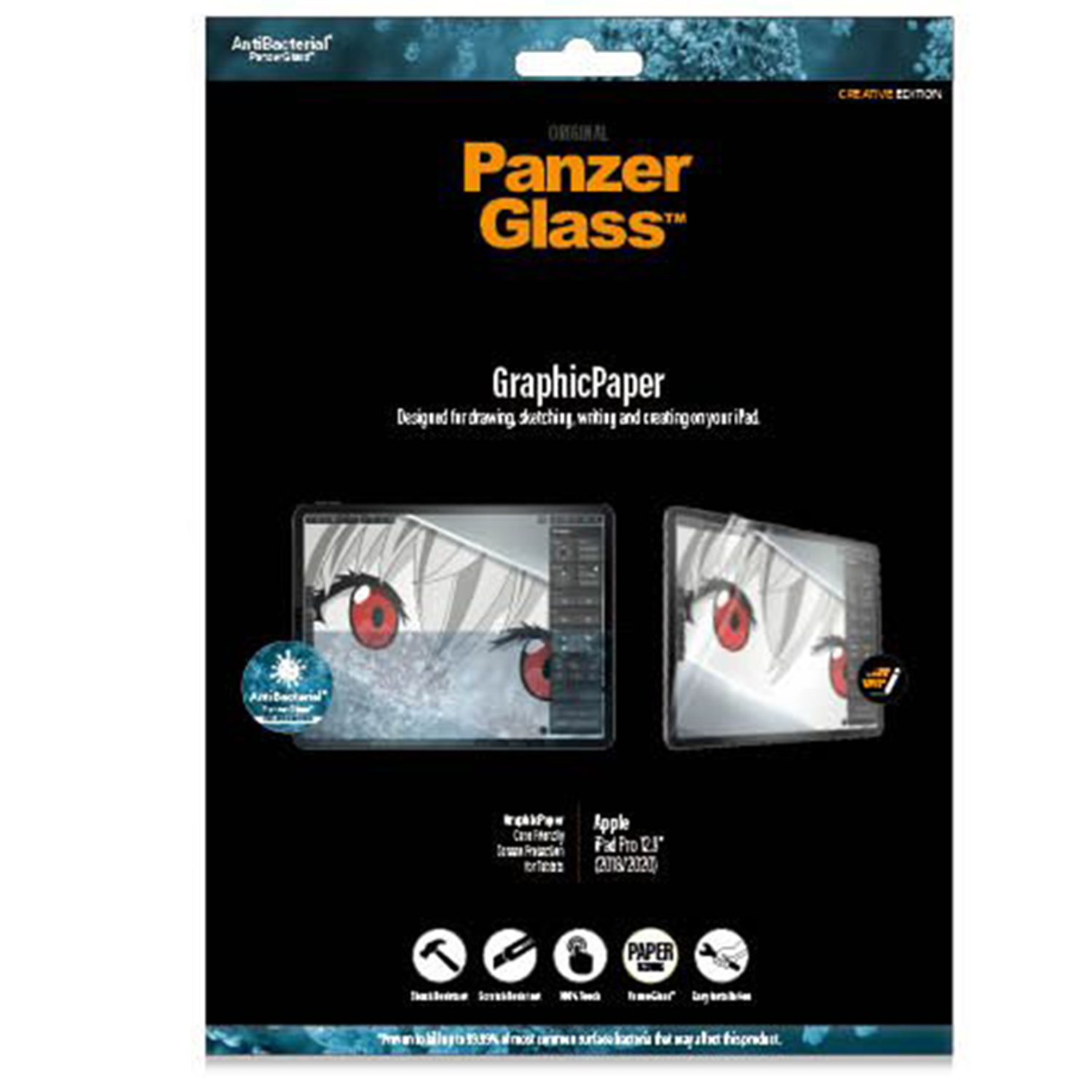PanzerGlass GraphicPaper Screenprotector Apple iPad Pro 12.9 (2018/2020/2021/2022)