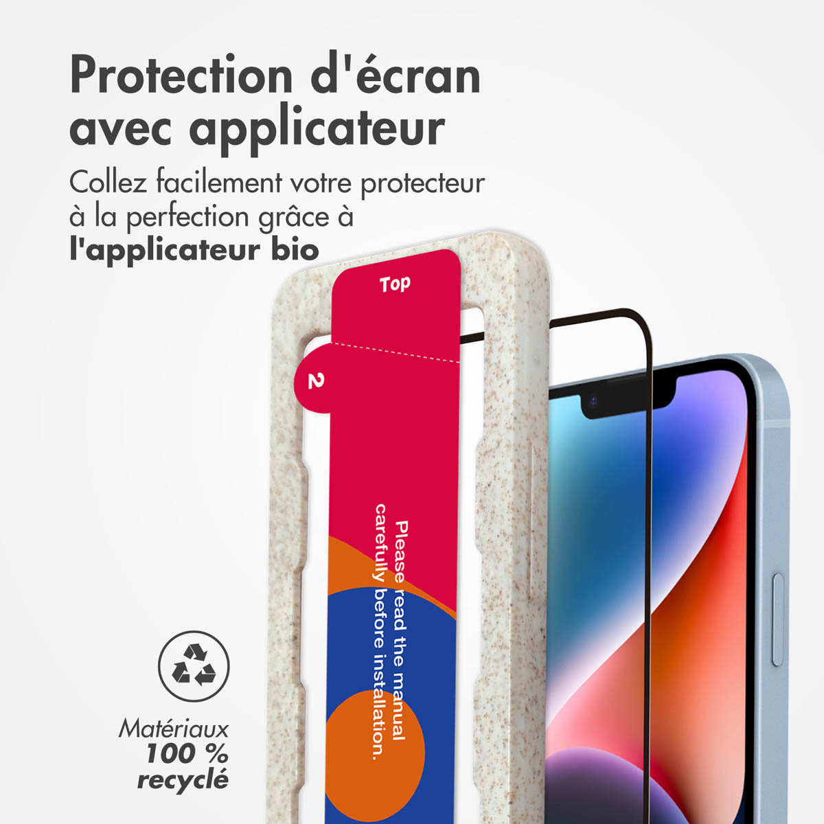 Accezz Gehard Glas Full Cover Screenprotector met applicator Apple iPhone 13 / 13 Pro / 14 / 16e