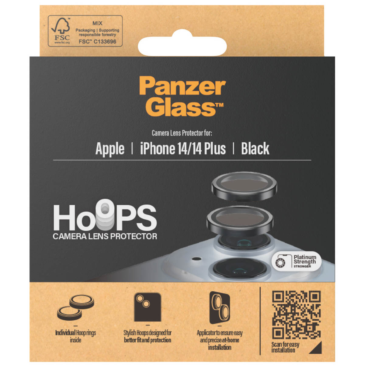 PanzerGlass Camera Protector Hoop Optic Rings Apple iPhone 14 / 14 Plus
