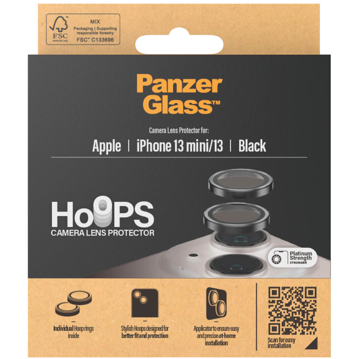 PanzerGlass Camera Protector Hoop Optic Rings Apple iPhone 13 / 13 Mini