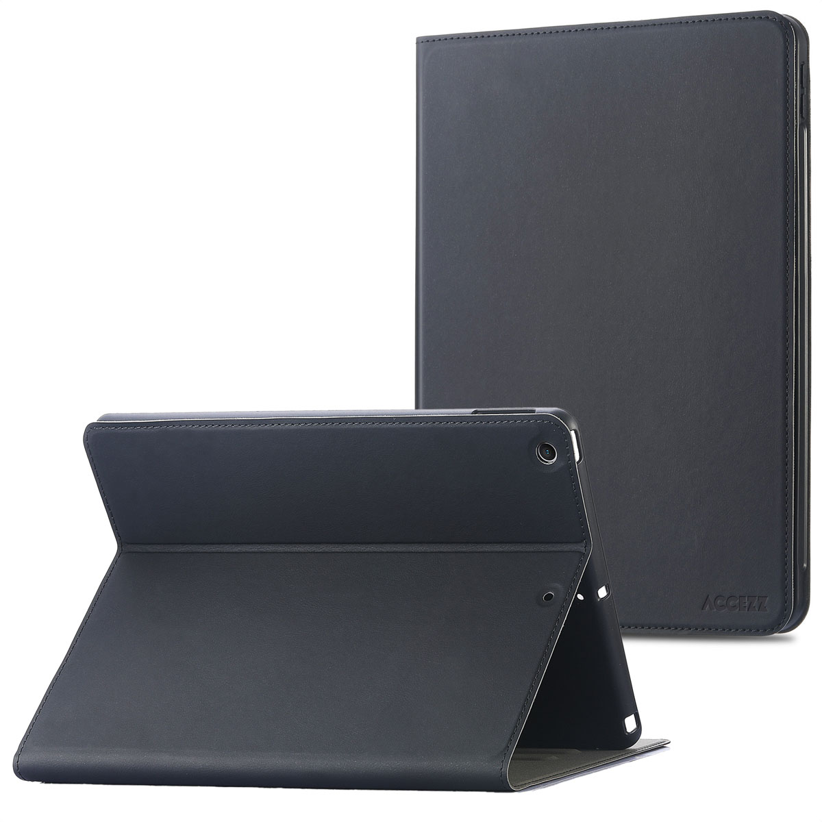 Accezz Classic Tablet Case Apple iPad 9 (2021) 10.2 inch / iPad 8 (2020) 10.2 inch / iPad 7 (2019) 10.2 inch - Zwart