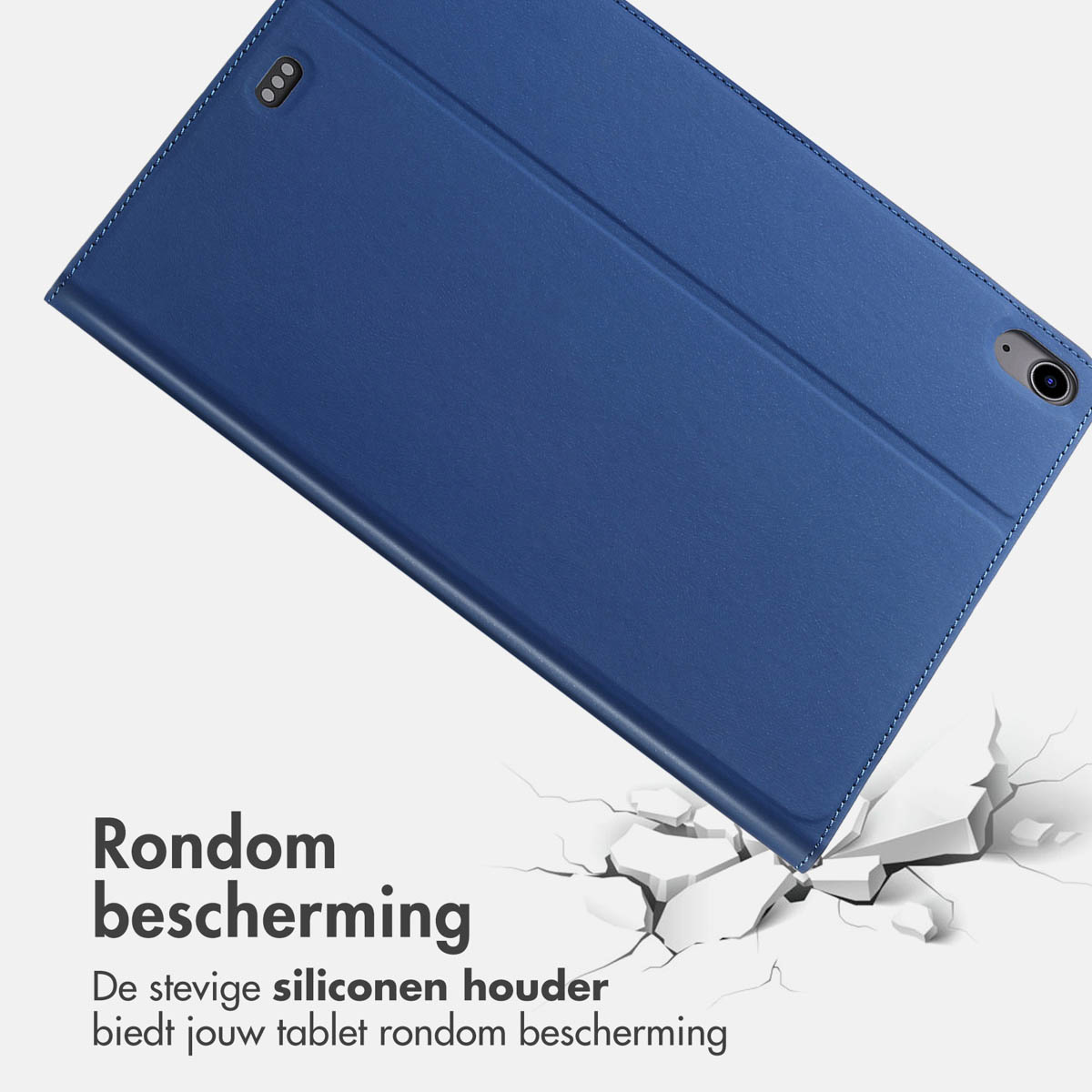 Accezz Classic Tablet Case Apple iPad Air 11 inch (2025) M3 / (2024) M2 / Air 5 (2022) / Air 4 (2020) - Donkerblauw