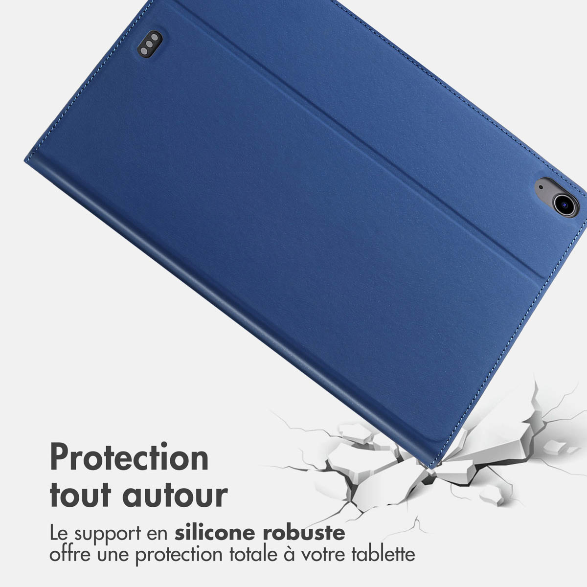 Accezz Classic Tablet Case Apple iPad Air 11 inch (2025) M3 / (2024) M2 / Air 5 (2022) / Air 4 (2020) - Donkerblauw
