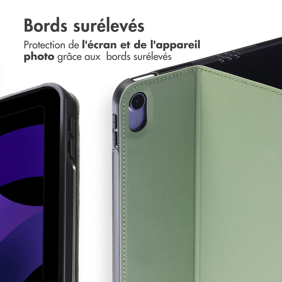 Accezz Classic Tablet Case Apple iPad Air 11 inch (2025) M3 / (2024) M2 / Air 5 (2022) / Air 4 (2020) - Groen