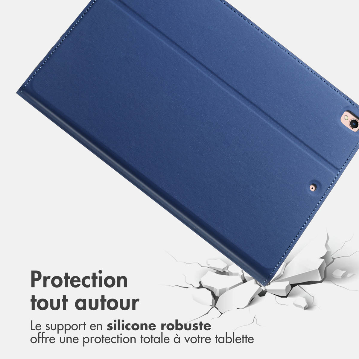 Accezz Classic Tablet Case Apple iPad 6 (2018) 9.7 inch / iPad 5 (2017) 9.7 inch / Air 2 (2014)/Air 1 (2013) - Donkerblauw
