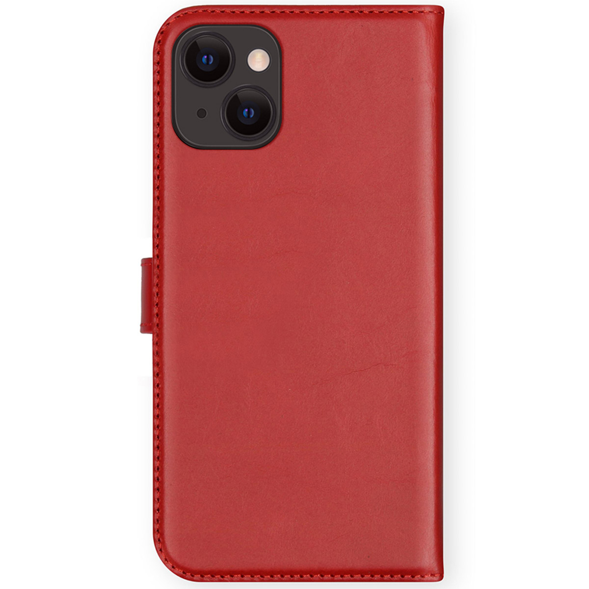 Selencia Echt Lederen Bookcase Apple iPhone 13 - Rood