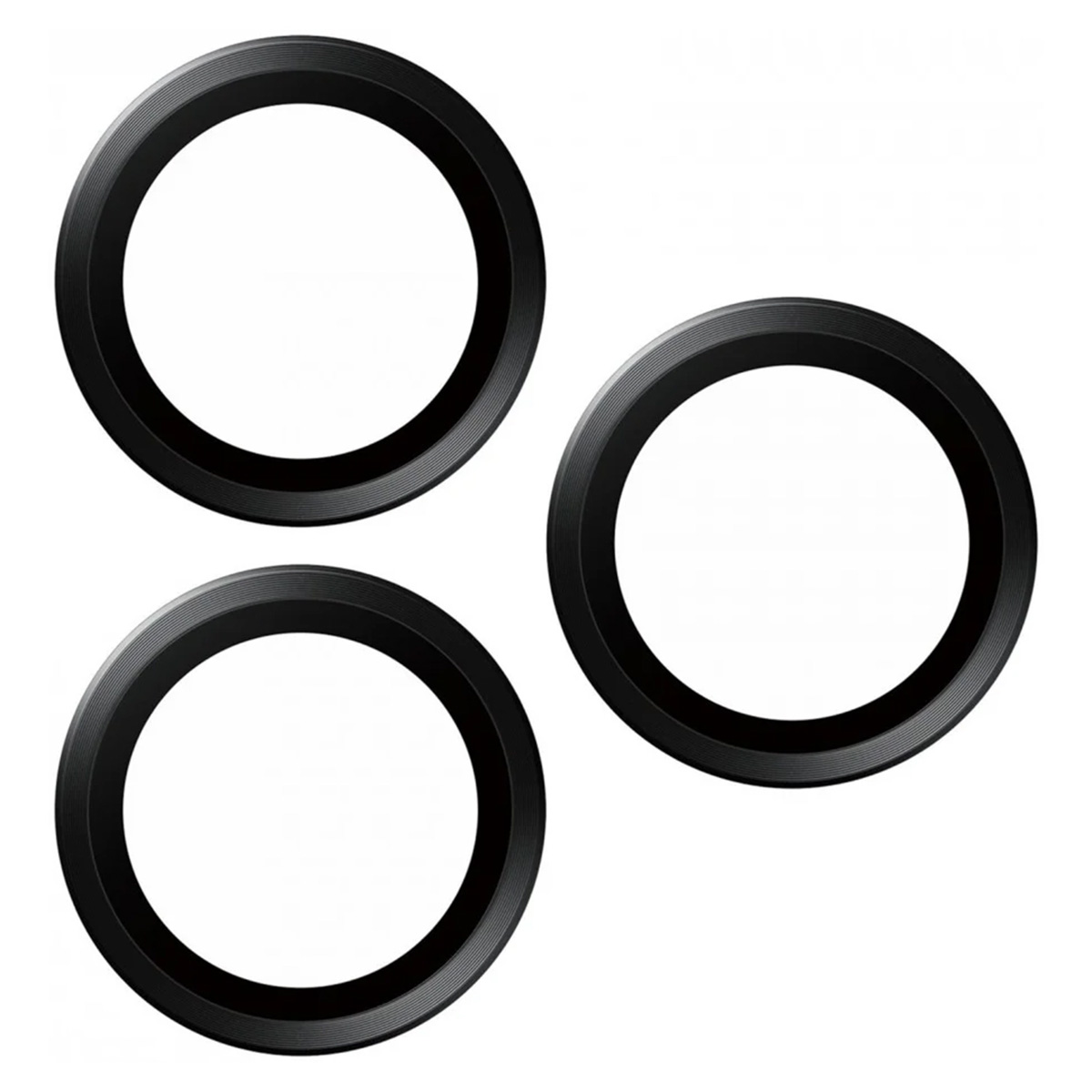 PanzerGlass Camera Protector Hoop Optic Rings Apple iPhone 15 Pro / 15 Pro Max - Black Titanium