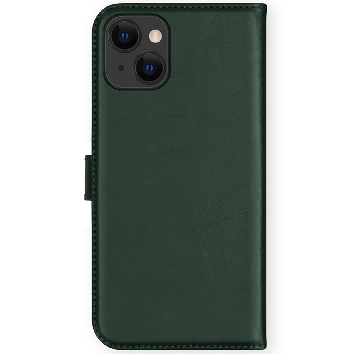 Selencia Echt Lederen Bookcase Apple iPhone 13 Mini - Groen